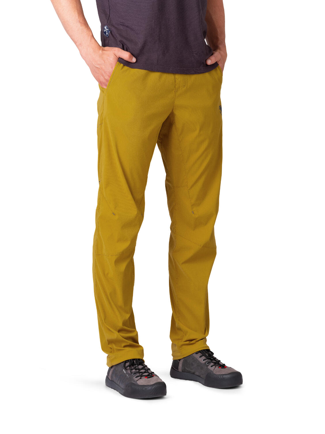 Pantalón deportivo de hombre RAFIKI amarillo y rodillas ergonómicas 3/7