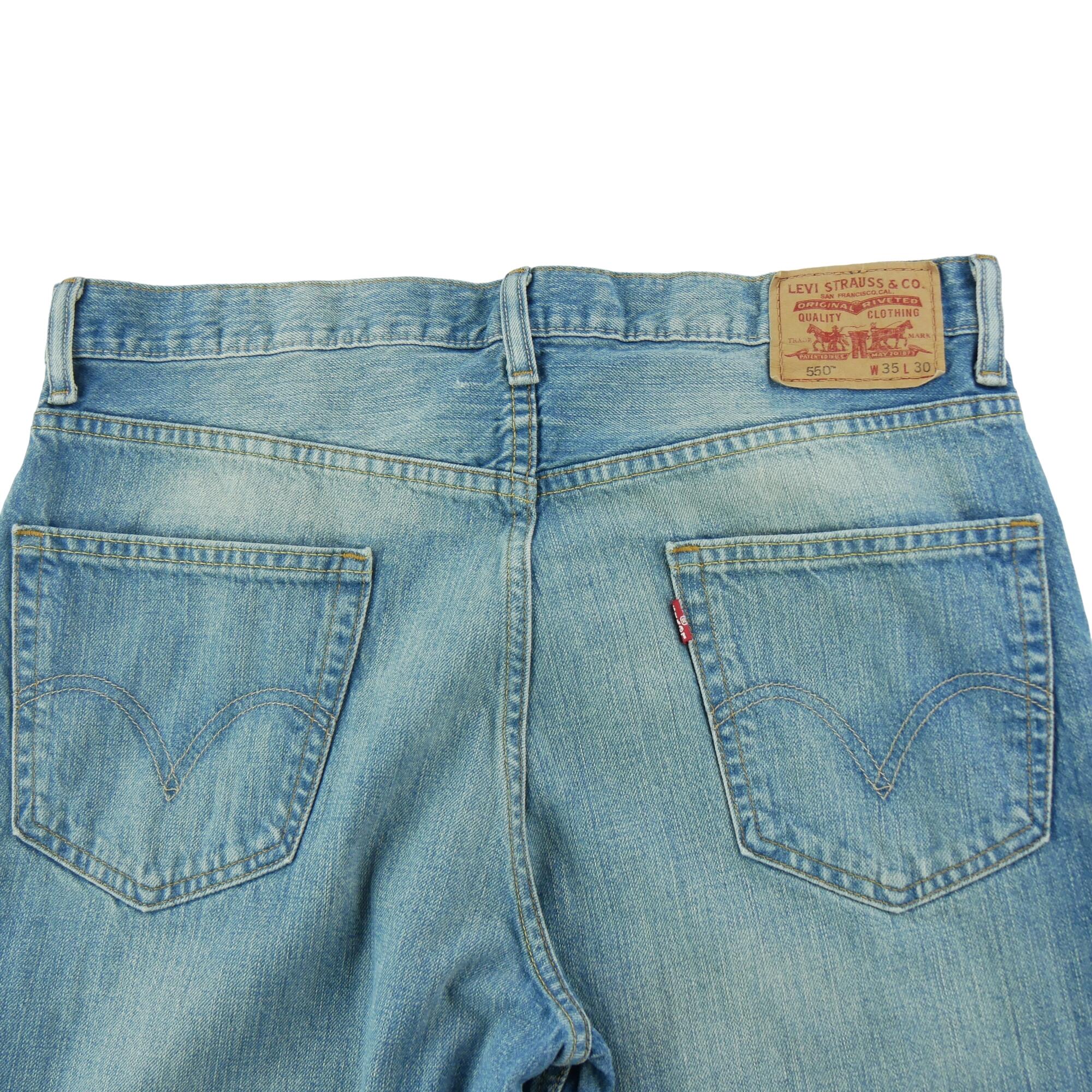 Seconde vie - Jean Homme Levis 550 Relaxed Fit - Excellent 4/7