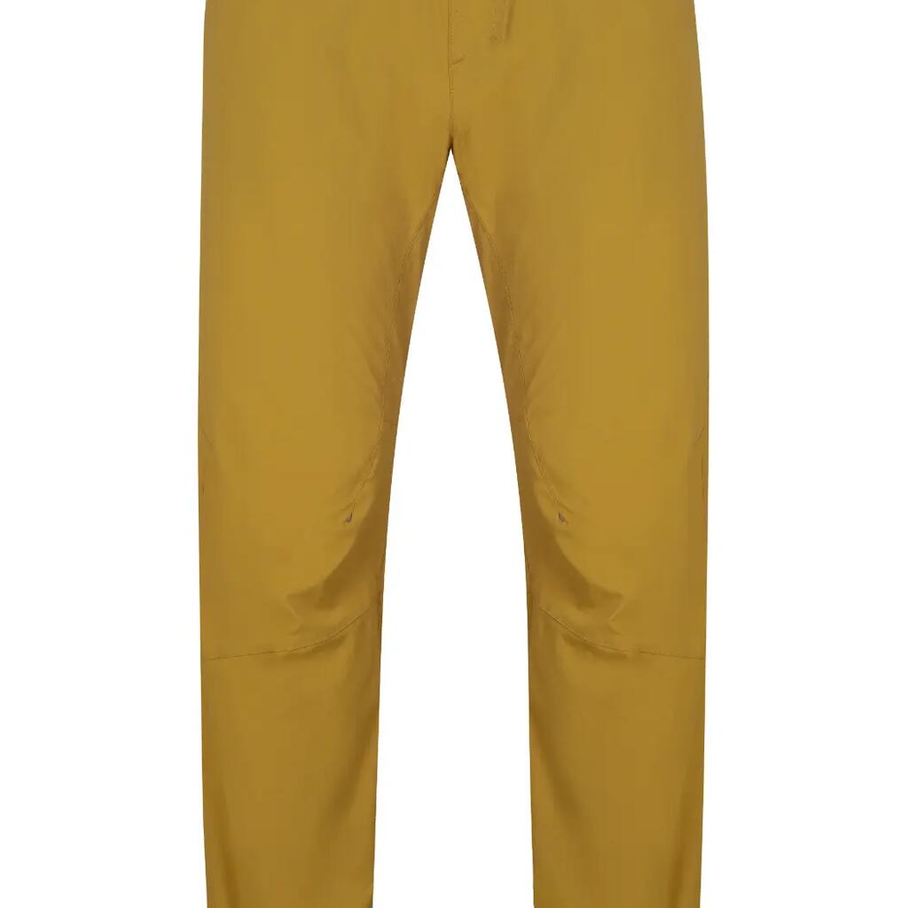 Men's sports trousers RAFIKI yellow with elastic-waist and ergonomic knees