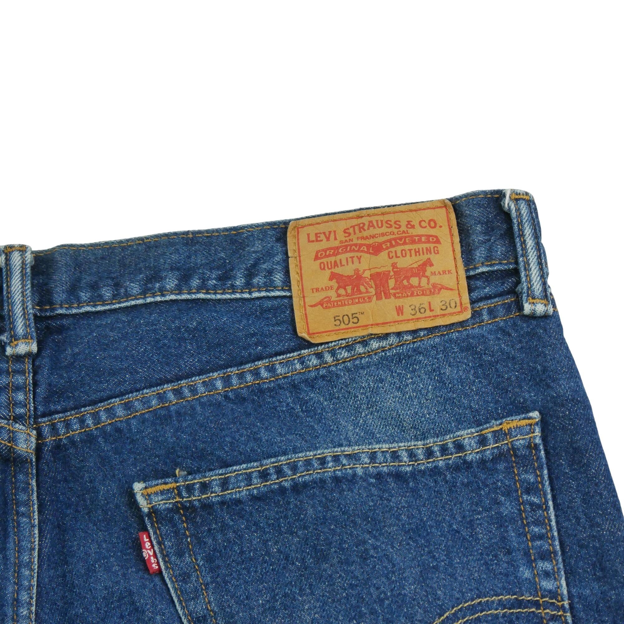 Seconde vie - Jean Homme Levis 505 Regular Fit - Très bon état 7/7