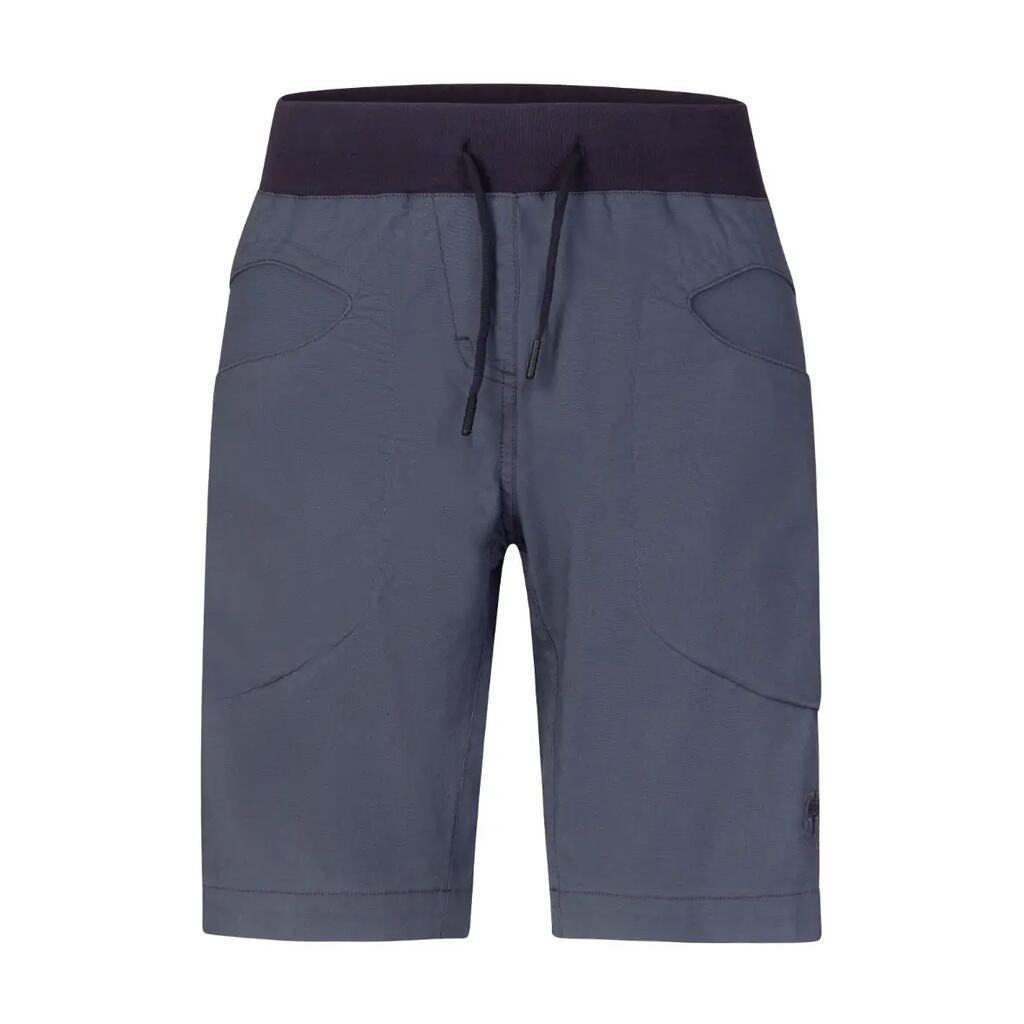 Women's lightweight stretch linen-cotton climbing shorts RAFIKI blue