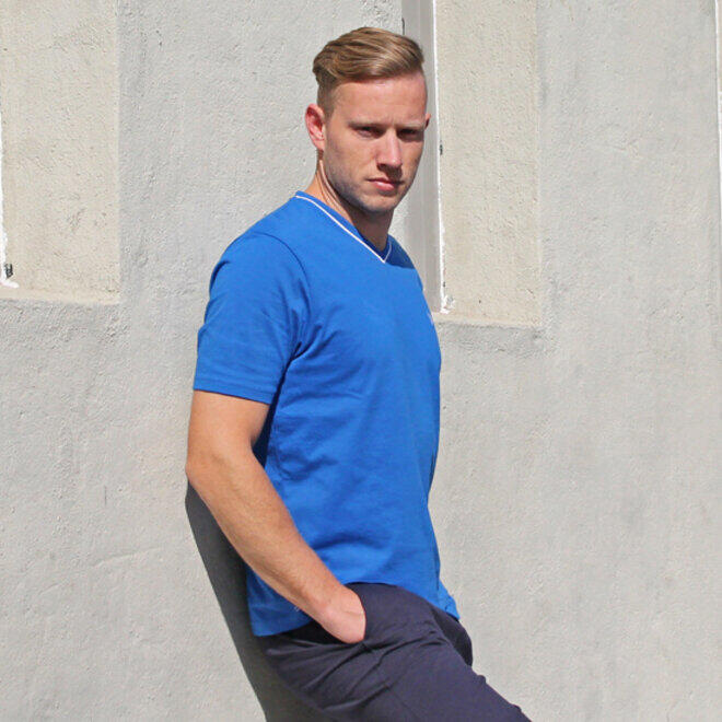 2er-Pack Herren-Joggingshorts, schmal geschnitten, 100 % Baumwolle 2/4