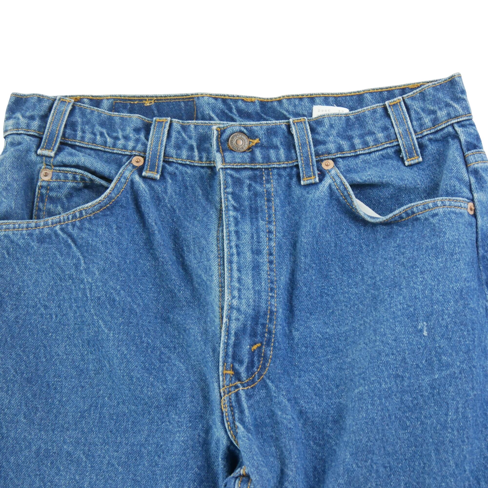 Seconde vie - Jean Homme Regular Fit Orange Tab Bleu - Excellent 3/7
