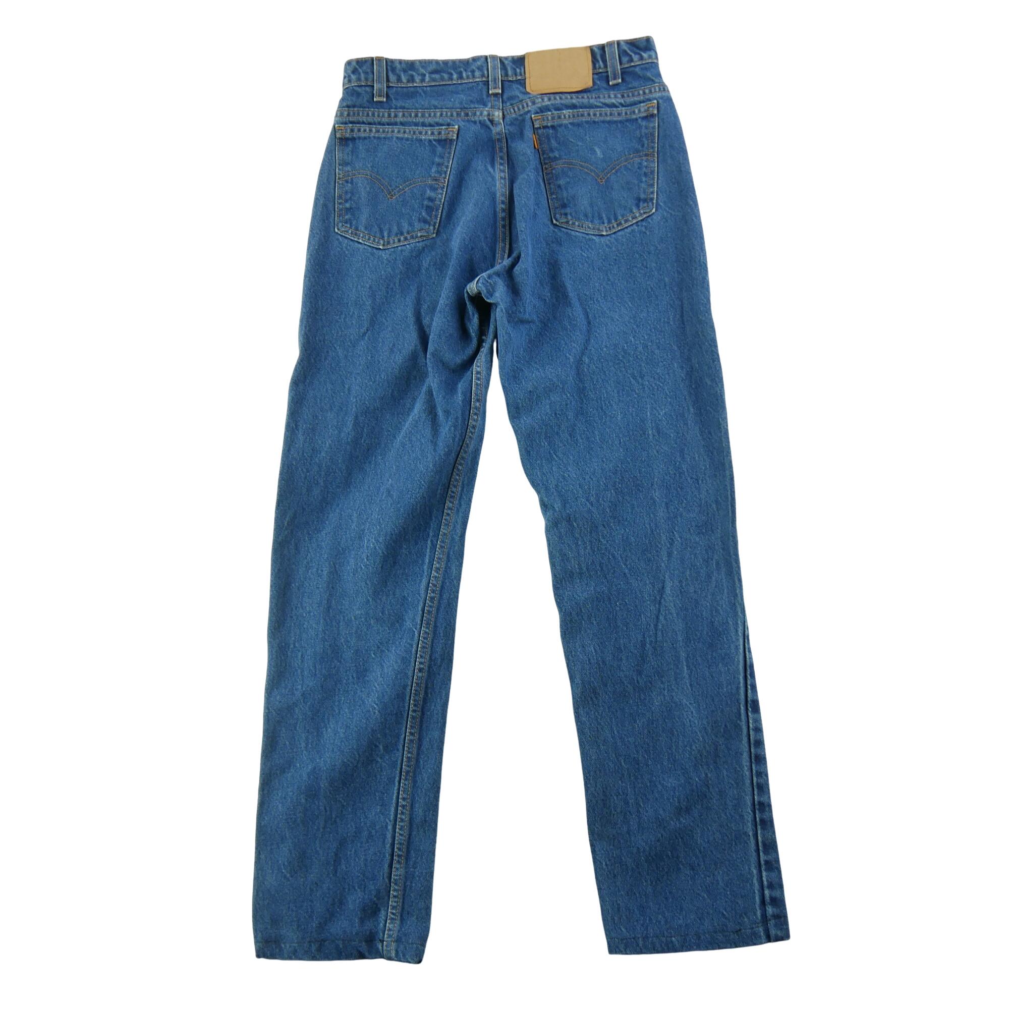Seconde vie - Jean Homme Regular Fit Orange Tab Bleu - Excellent 2/7