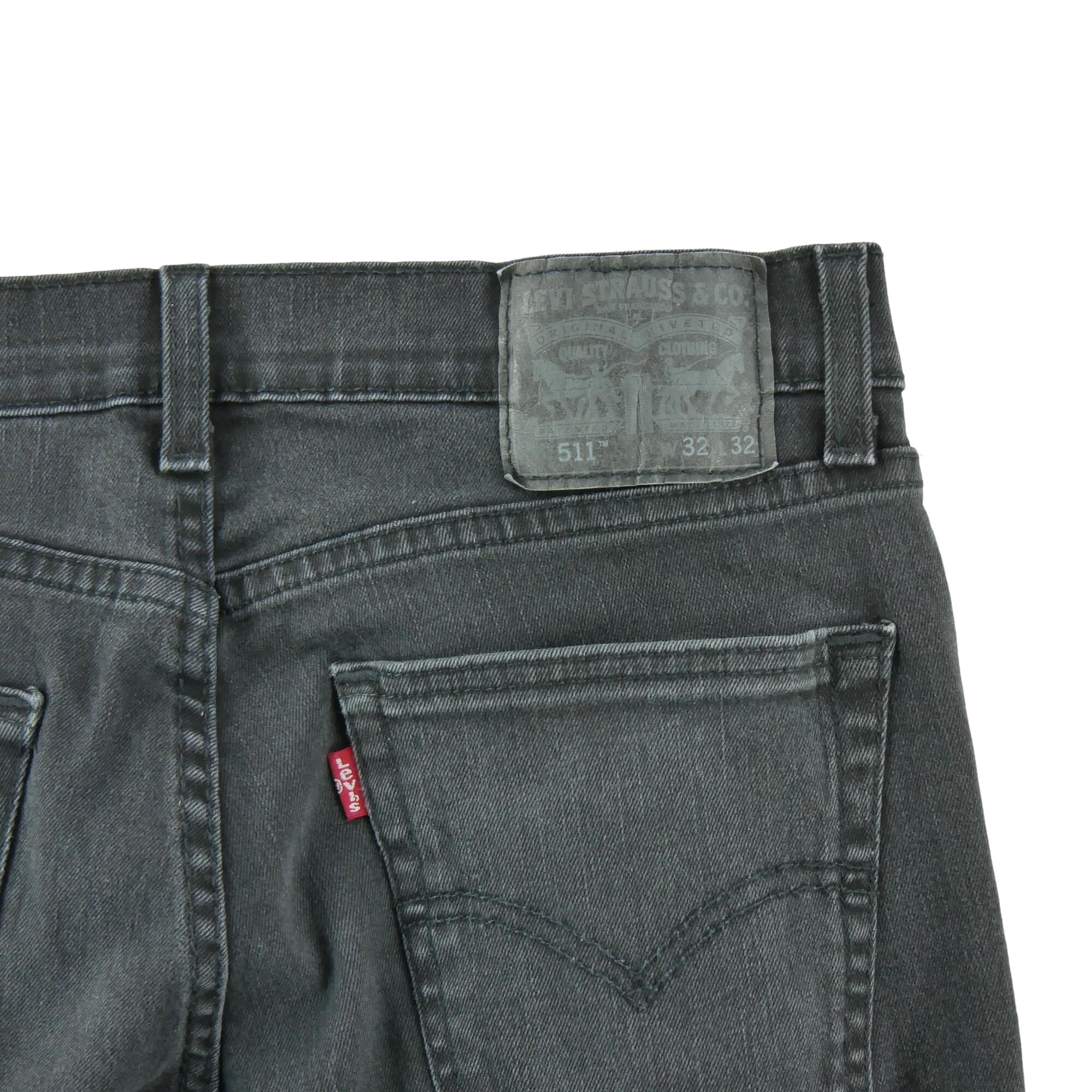 Seconde vie - Jean Homme Levis 511 Slim Fit Noir - Excellent 6/7