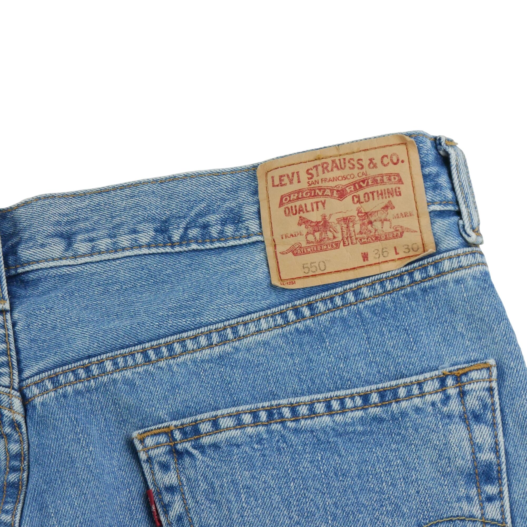 Seconde vie - Jean Homme Levis 550 Relaxed Fit - Excellent 7/7