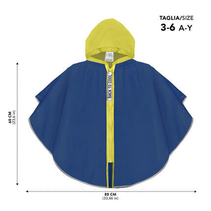 Mantellina Blu e Gialla 2/4
