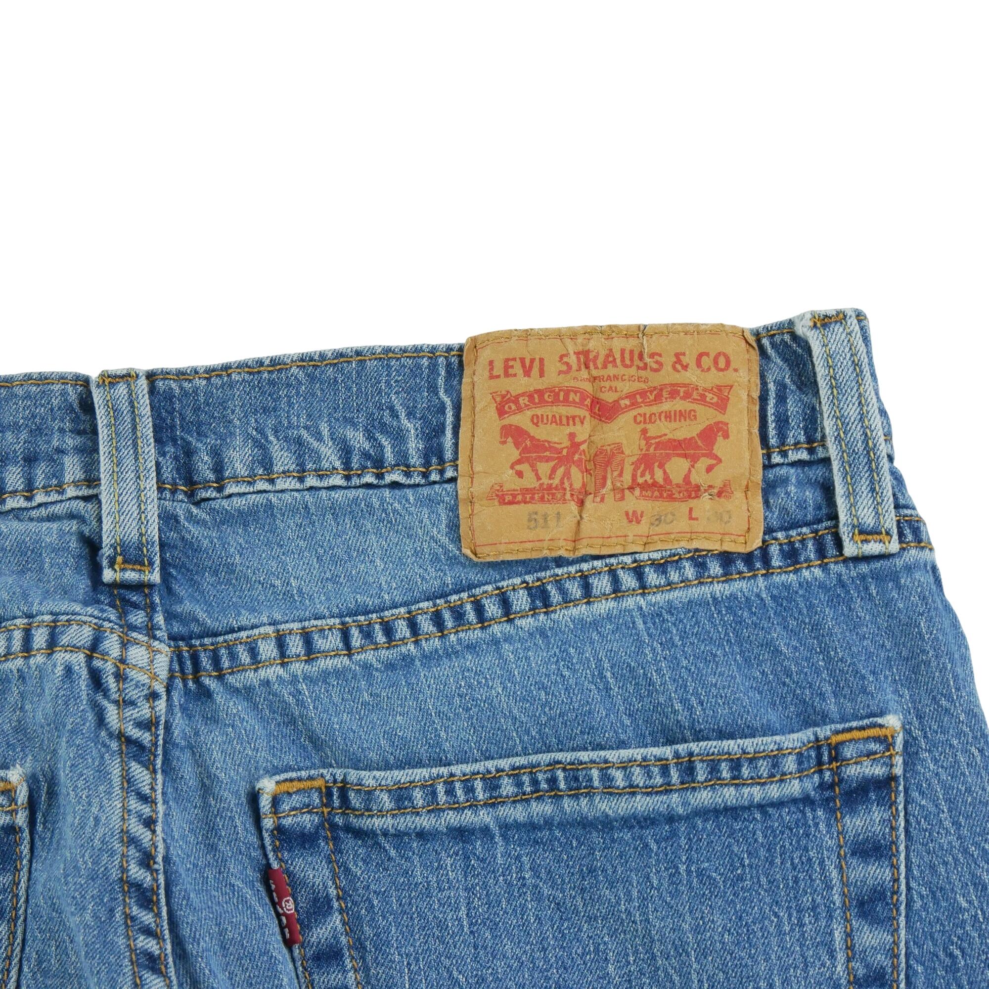 Seconde vie - Jean Homme Levis 511 Slim Fit Bleu clair - Excellent 6/7
