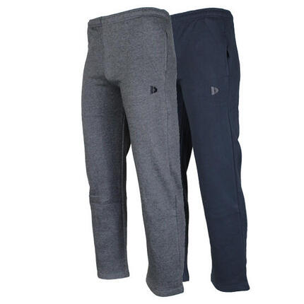 Lot de 2 pantalons de jogging Wess, coupe droite et taille élastique