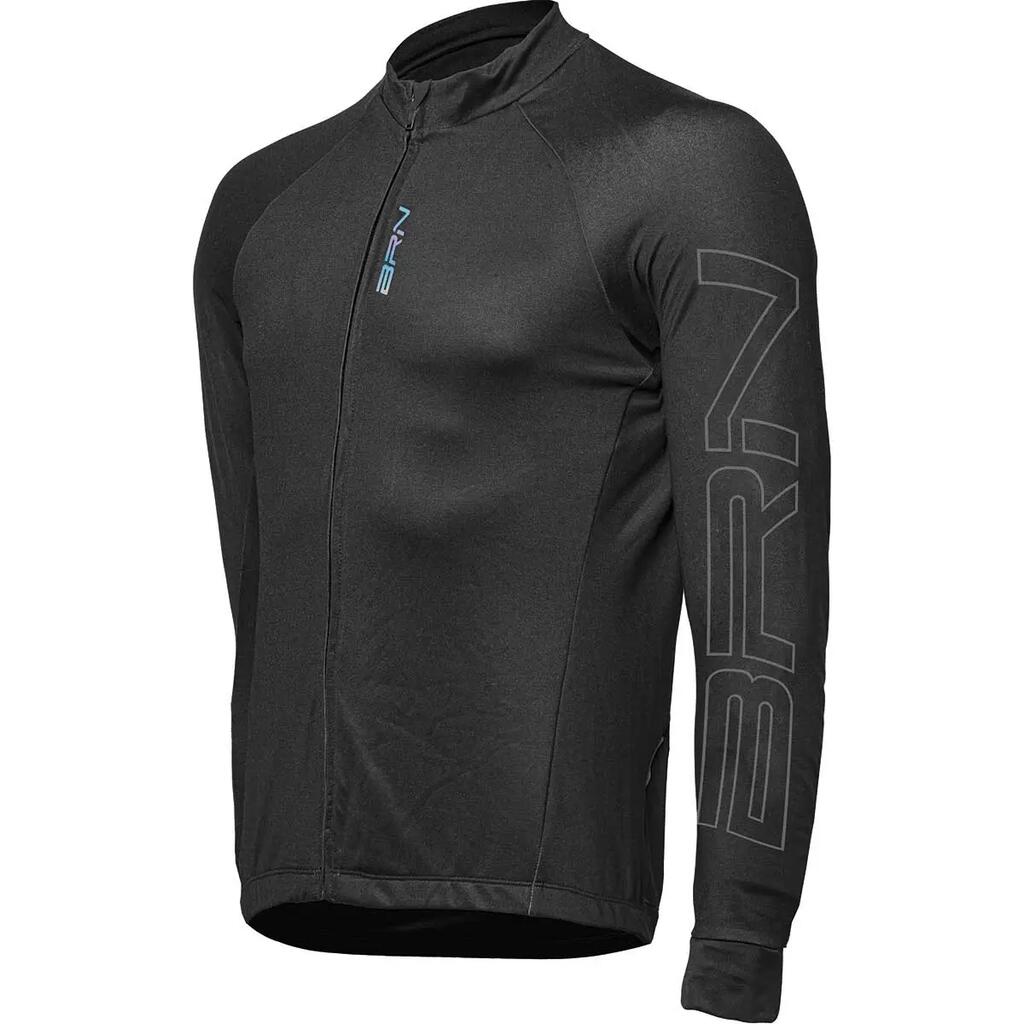 BRN men’s brushed black jersey