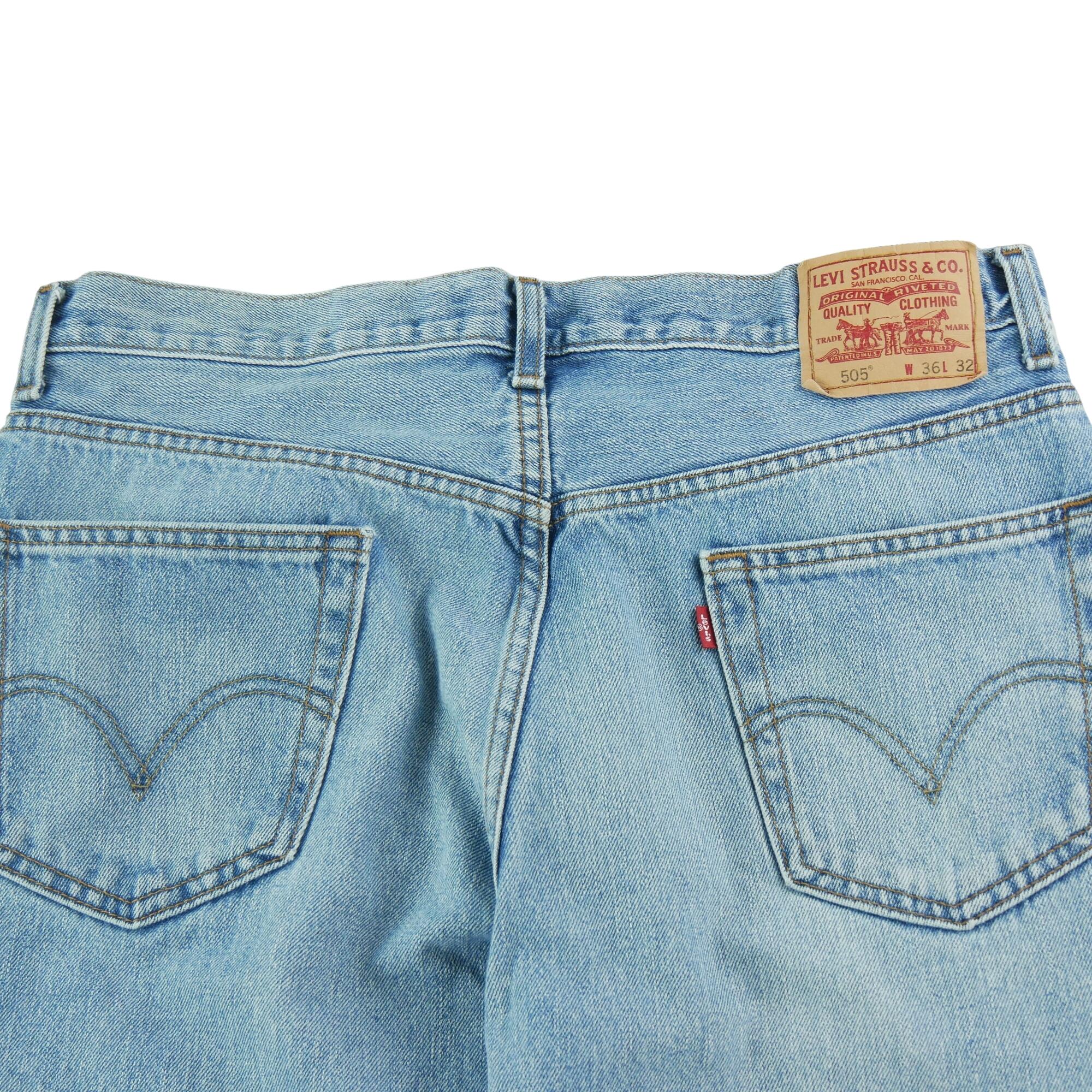 Seconde vie - Jean Homme Levis 505 Regular Fit Bleu - Excellent 3/7