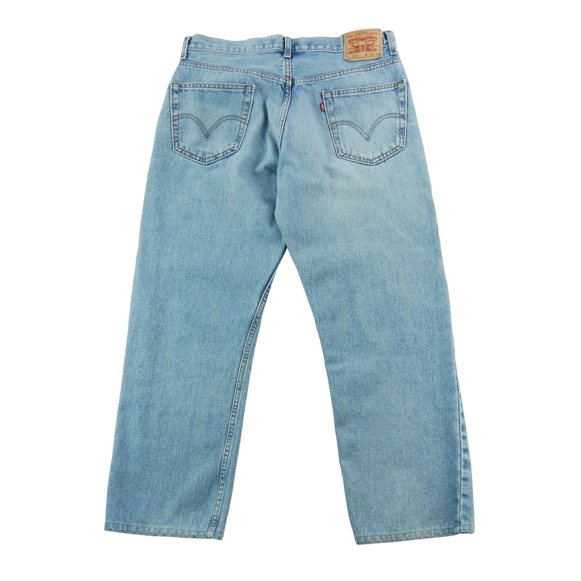 Seconde vie - Jean Homme Levis 505 Regular Fit Bleu - Excellent 2/7