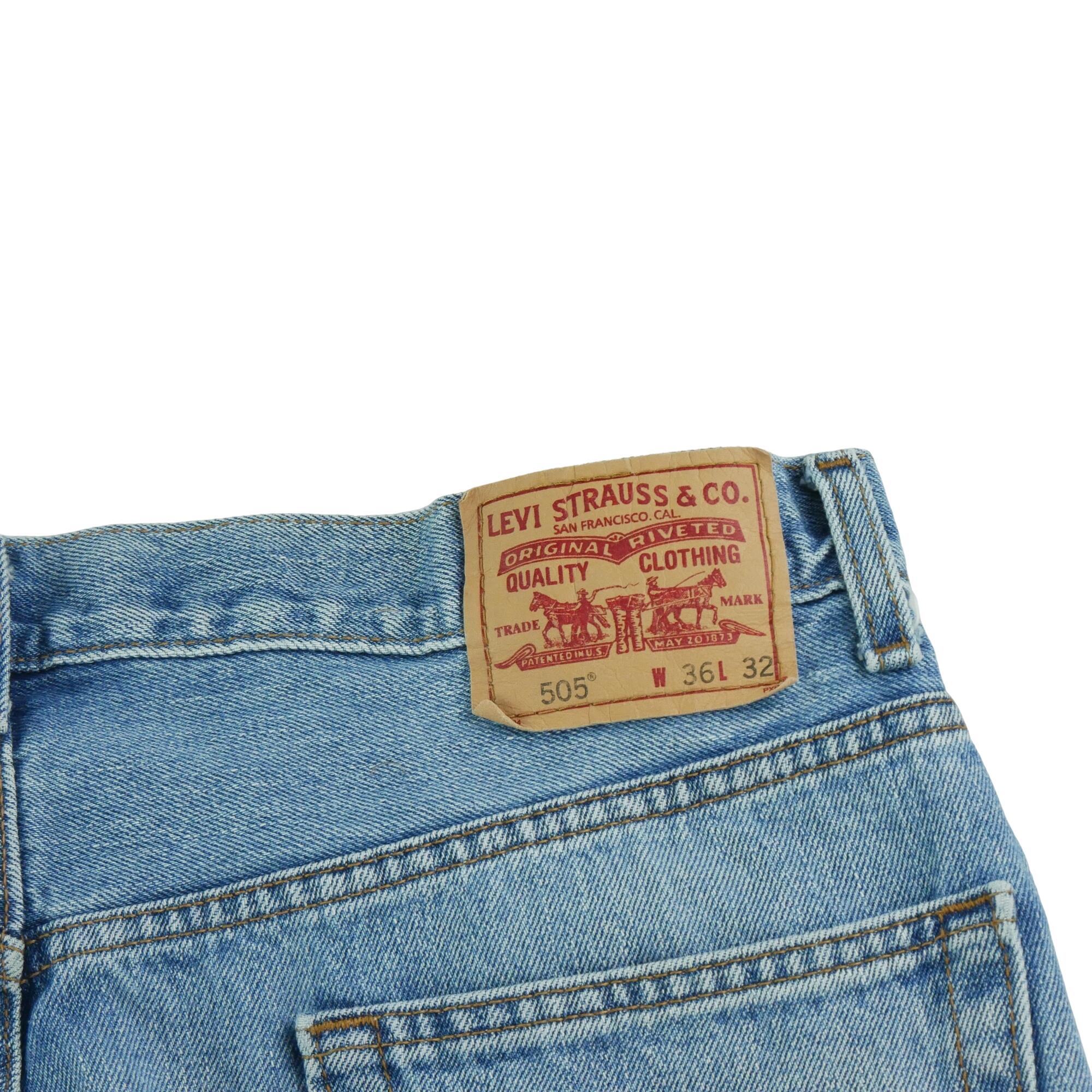 Seconde vie - Jean Homme Levis 505 Regular Fit Bleu - Excellent 5/7
