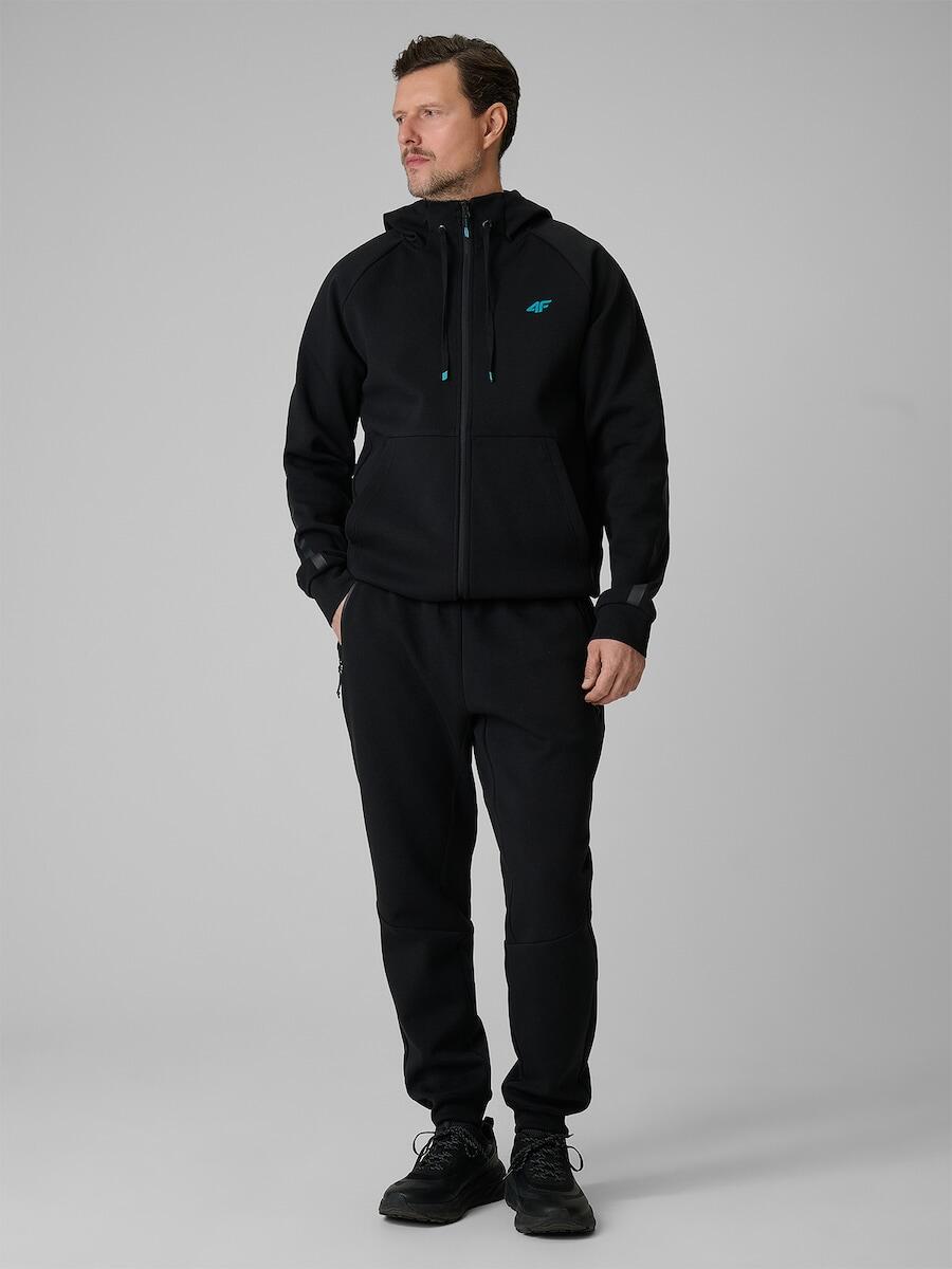 Bluza dresowa regular z kapturem męska 4F 4FRSS26TSWSM2974 4/7