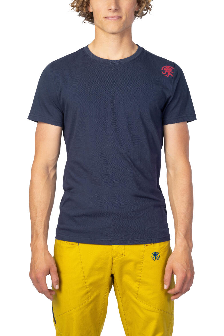 Heren-minimalistisch lichtgewicht katoenen T-shirt met korte mouwen RAFIKI 3/7