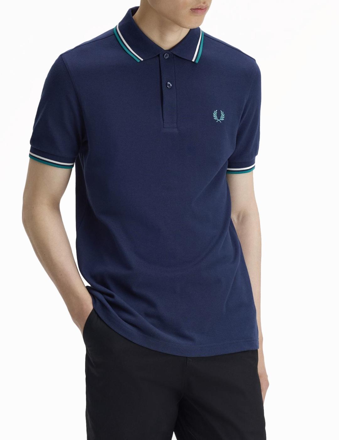 Camisa para Hombre Fred perry  Marino 3/7