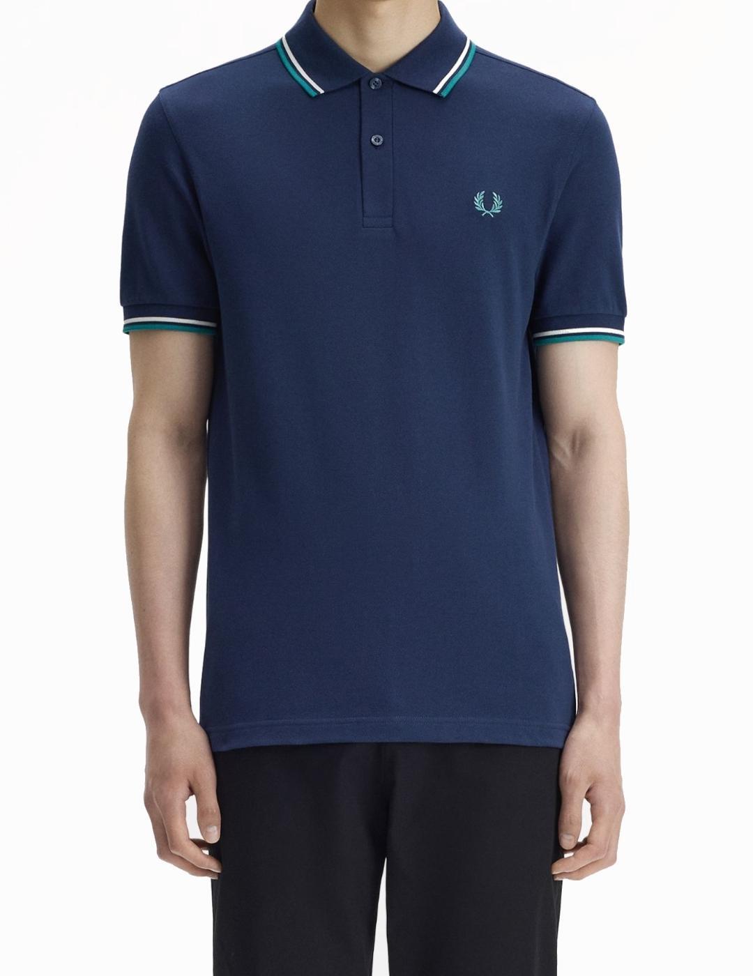 Camisa para Hombre Fred perry  Marino 1/7