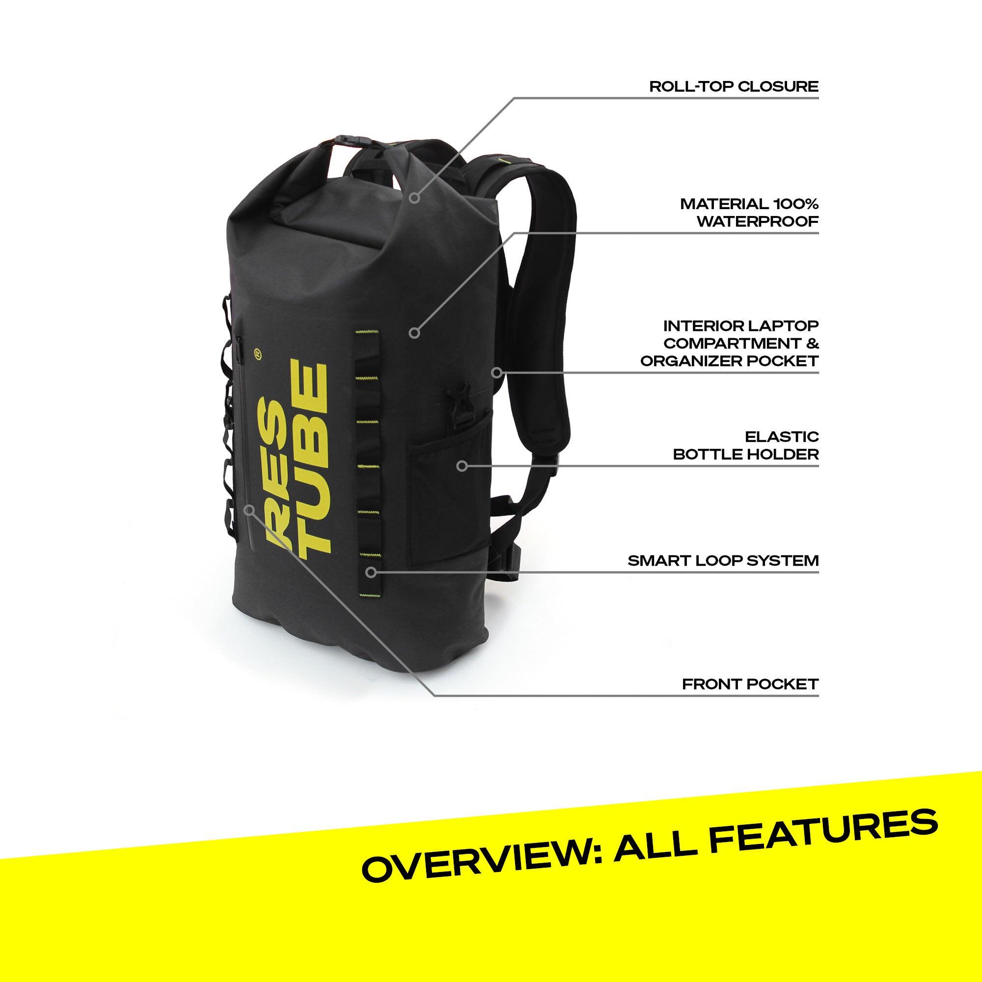 RESTUBE Coast 25L – Mochila roll-top resistente à água 3/6