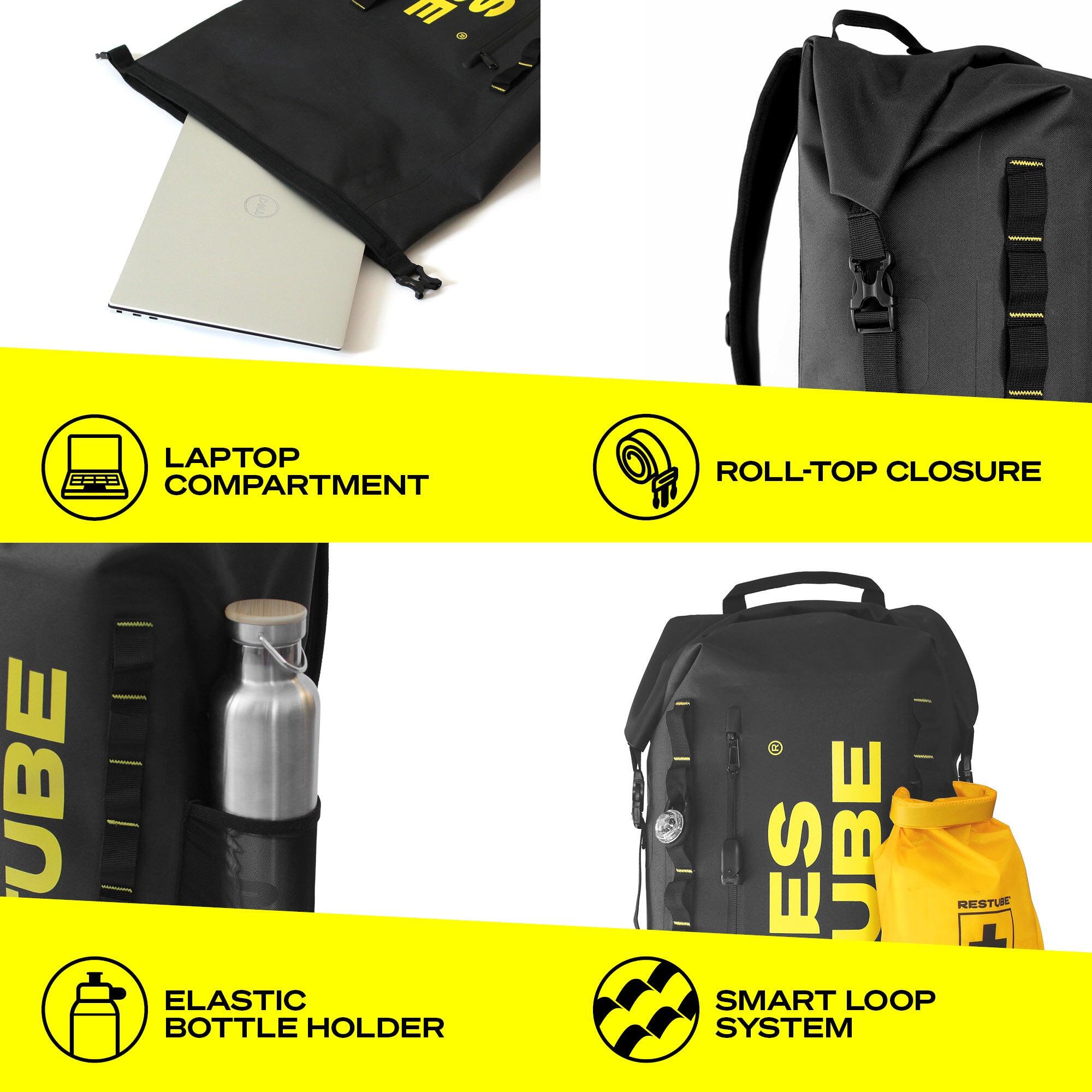 RESTUBE Coast 25L – Mochila roll-top resistente à água 5/6