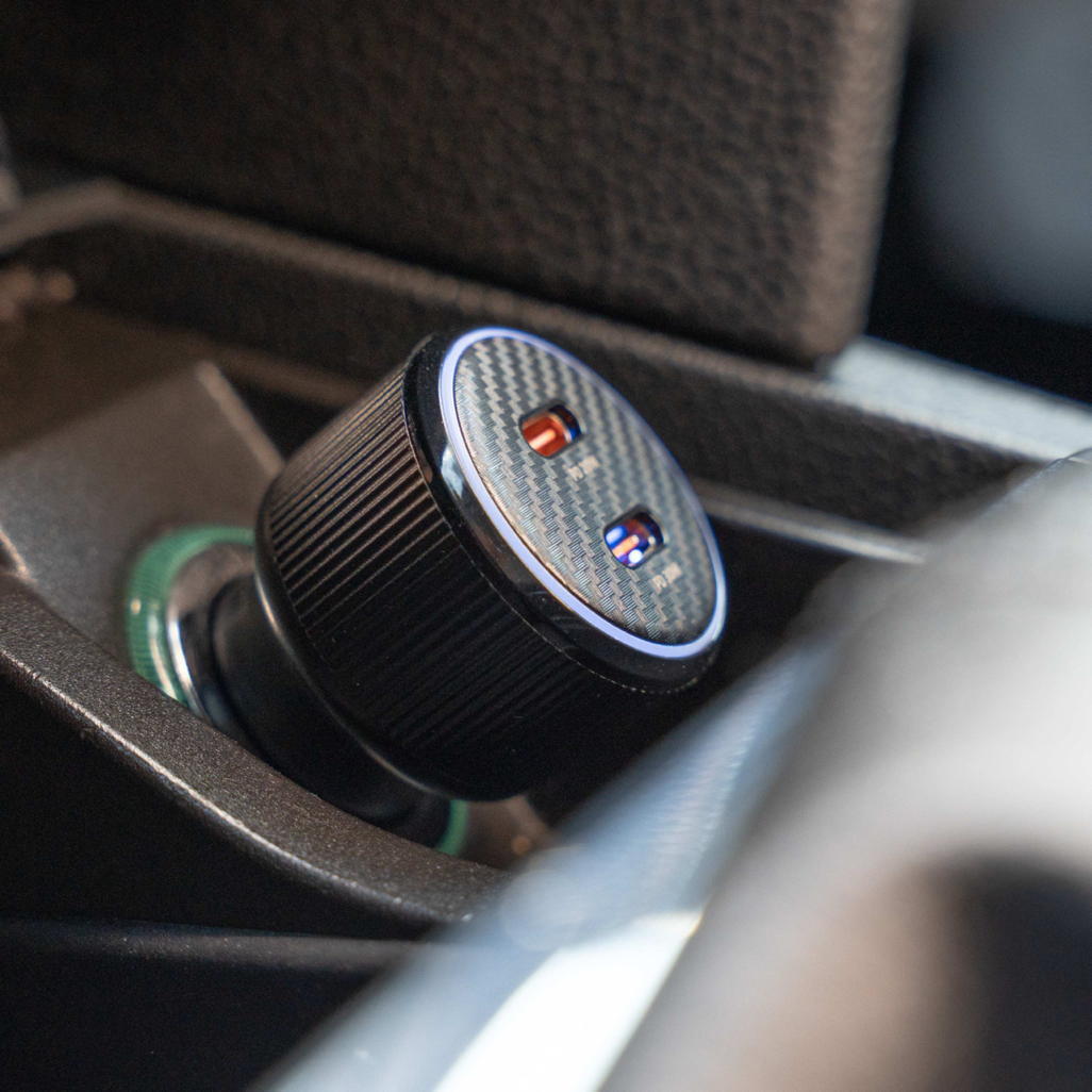 SWISSTEN Carregador Auto 50W 2x USB-C PD 3/5