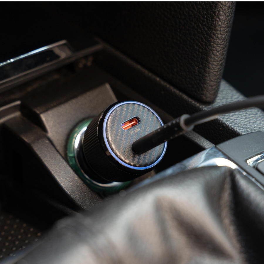 SWISSTEN Carregador Auto 50W 2x USB-C PD 4/5