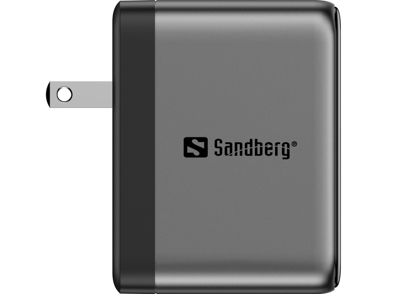 Carregador parede SANDBERG Charger PD65W Display 3/4
