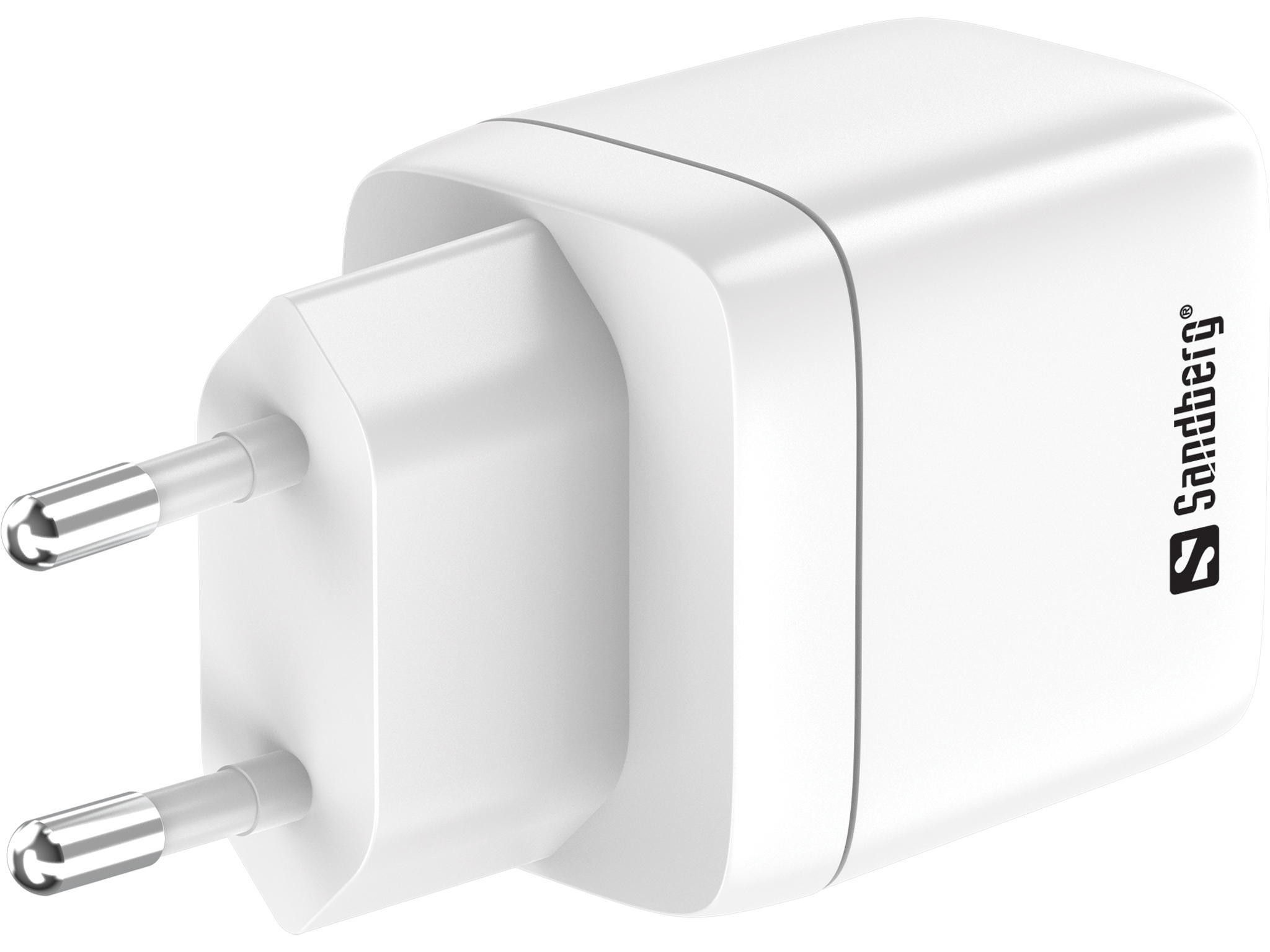 Carregador parede SANDBERG 2in1 1x USB-C PD 35W 1x USB-A 30W 2/3