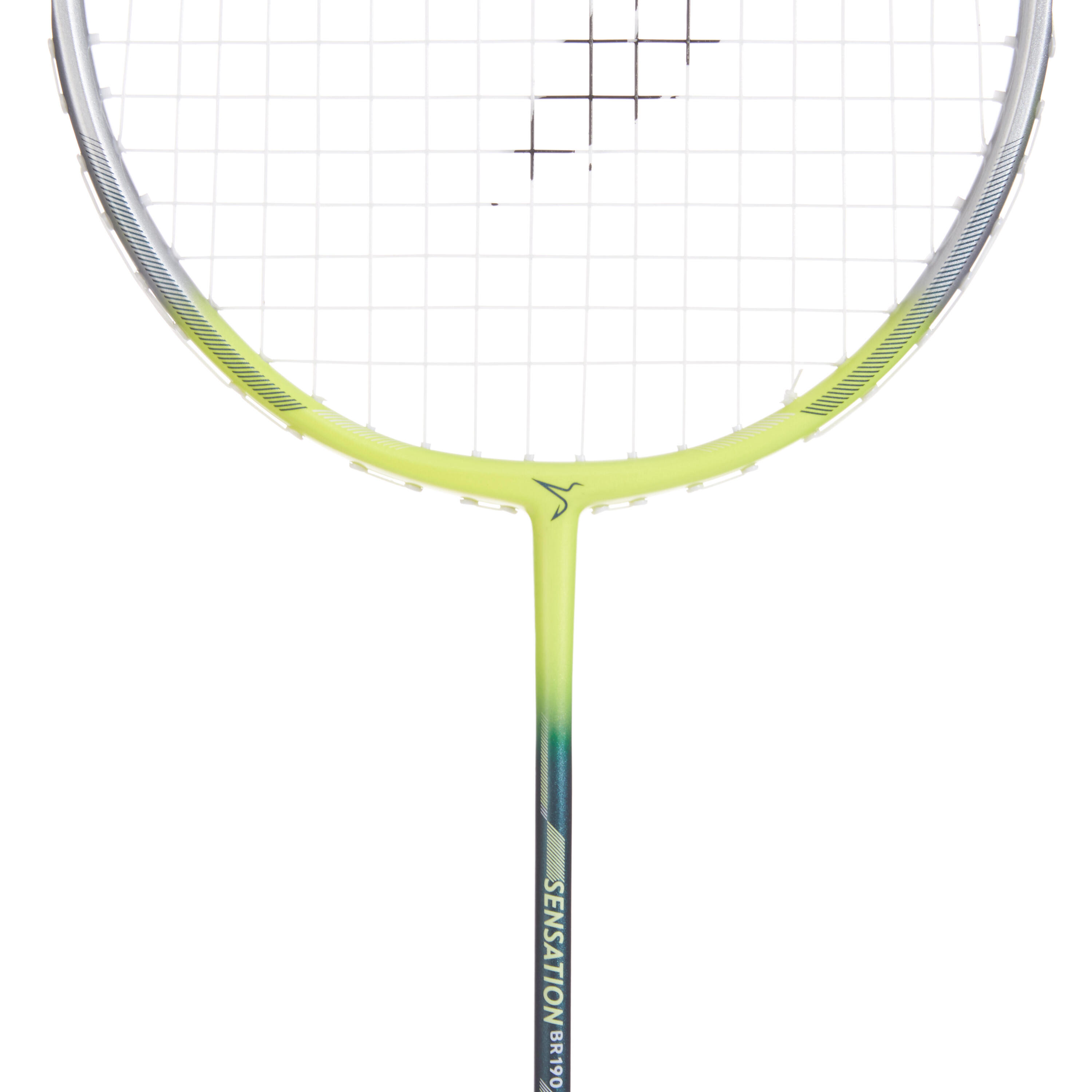 Raquette de Badminton Adulte BR Sensation 190 - Jaune/Vert 3/8