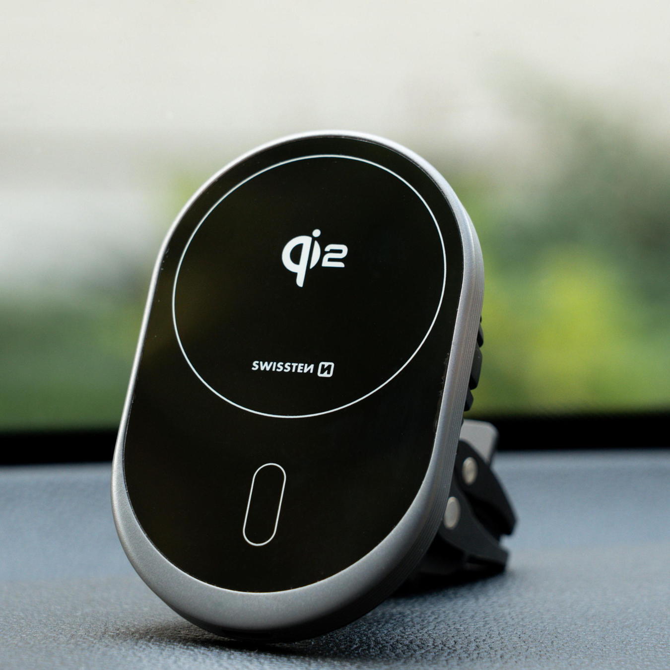 SWISSTEN MagRide Car Holder 15W MagSafe Qi2 - Suporte de carro com carregamento 4/7