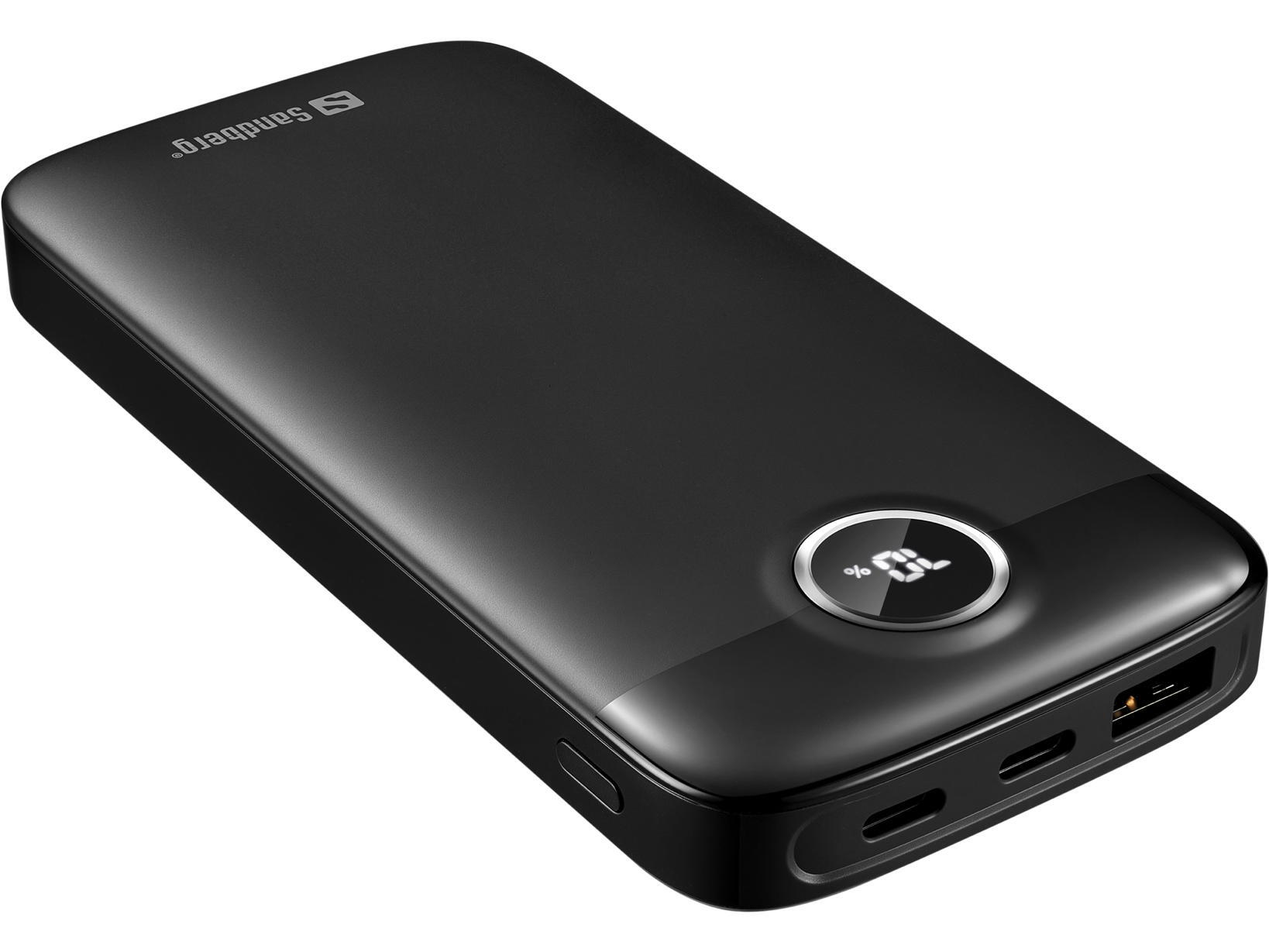 Powerbank SANDBERG SemiSolidState 10.000 mAh 2/3