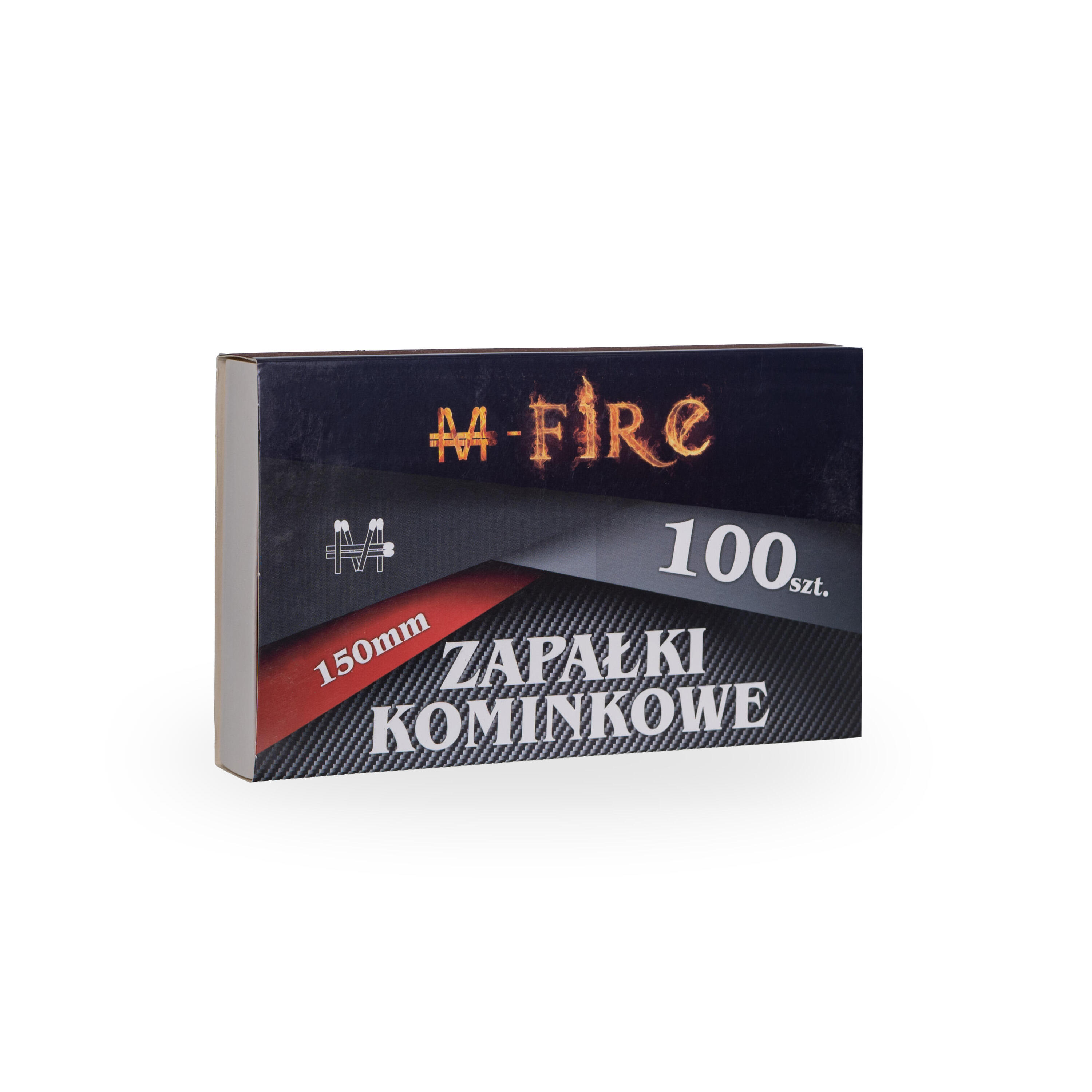 Zapałki Kominkowe Długie 150 mm Do Grilla Kominka Ogniska 100 Sztuk 1/2