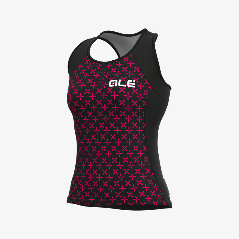 Ale Dames Fietsshirt Zonder Mouwen Solid Helios