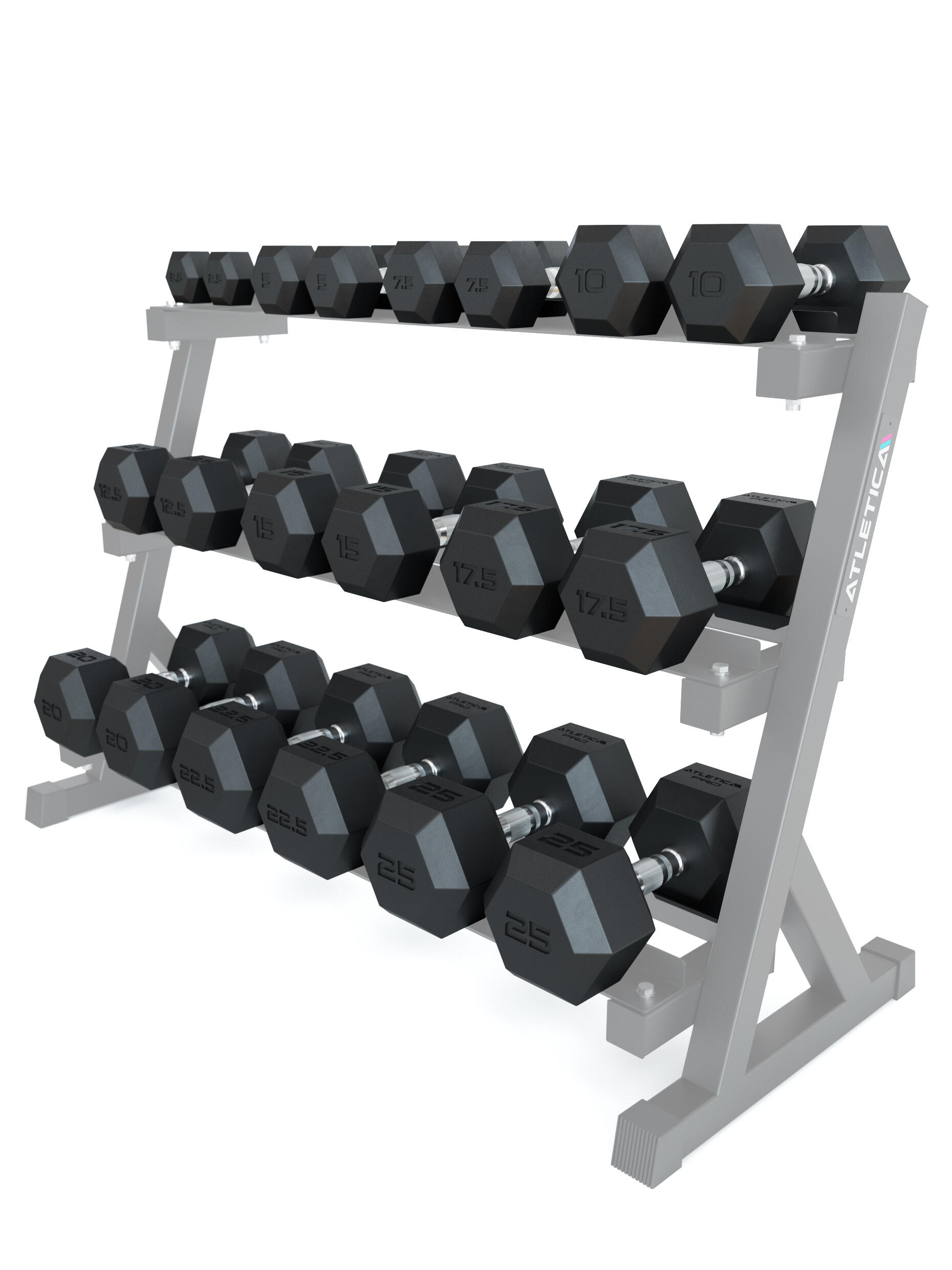 Hexagon Hanteln PRO | Set 2.5 - 25kg 3/3
