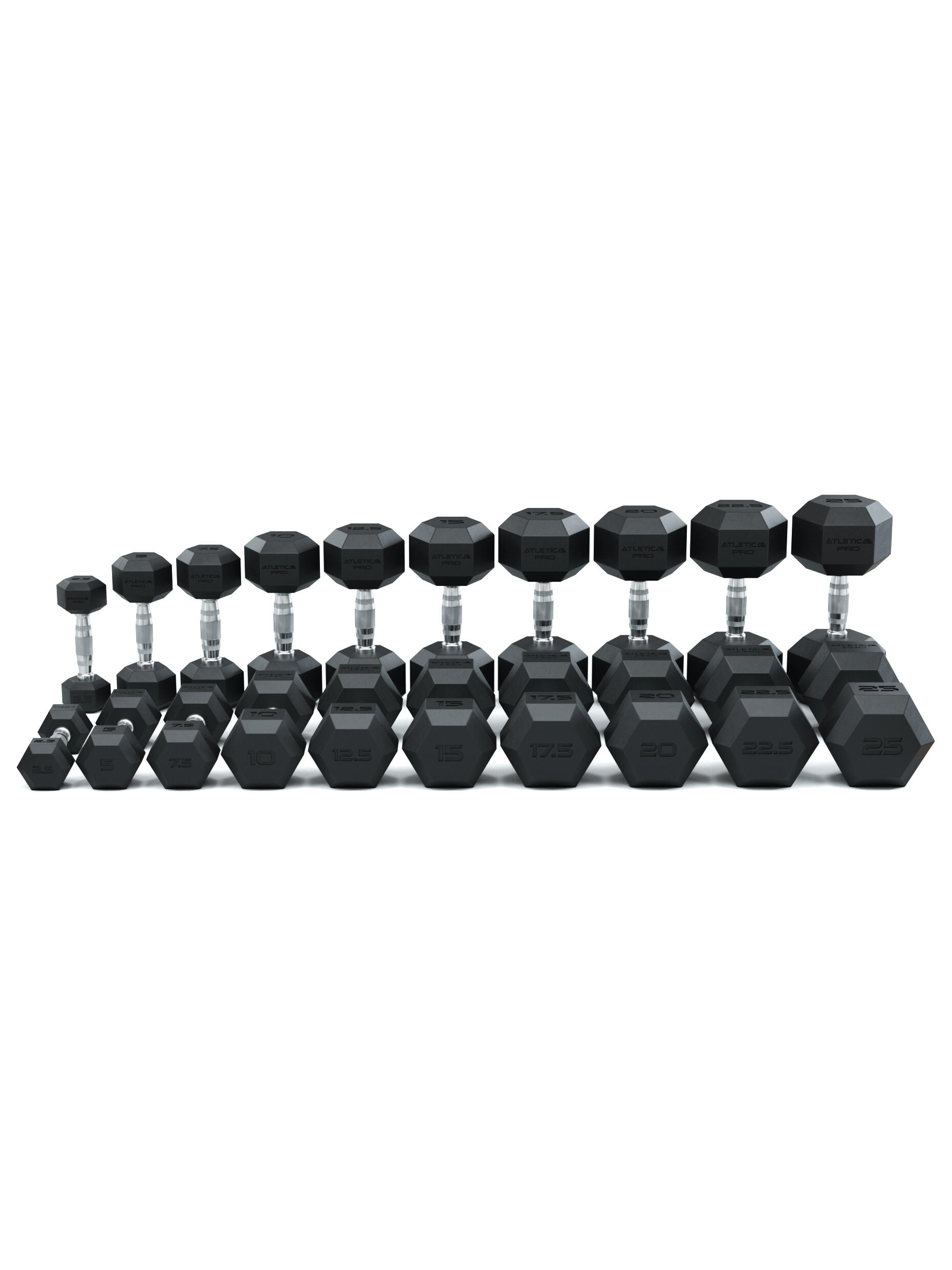 Hexagon Hanteln PRO | Set 2.5 - 25kg 2/3