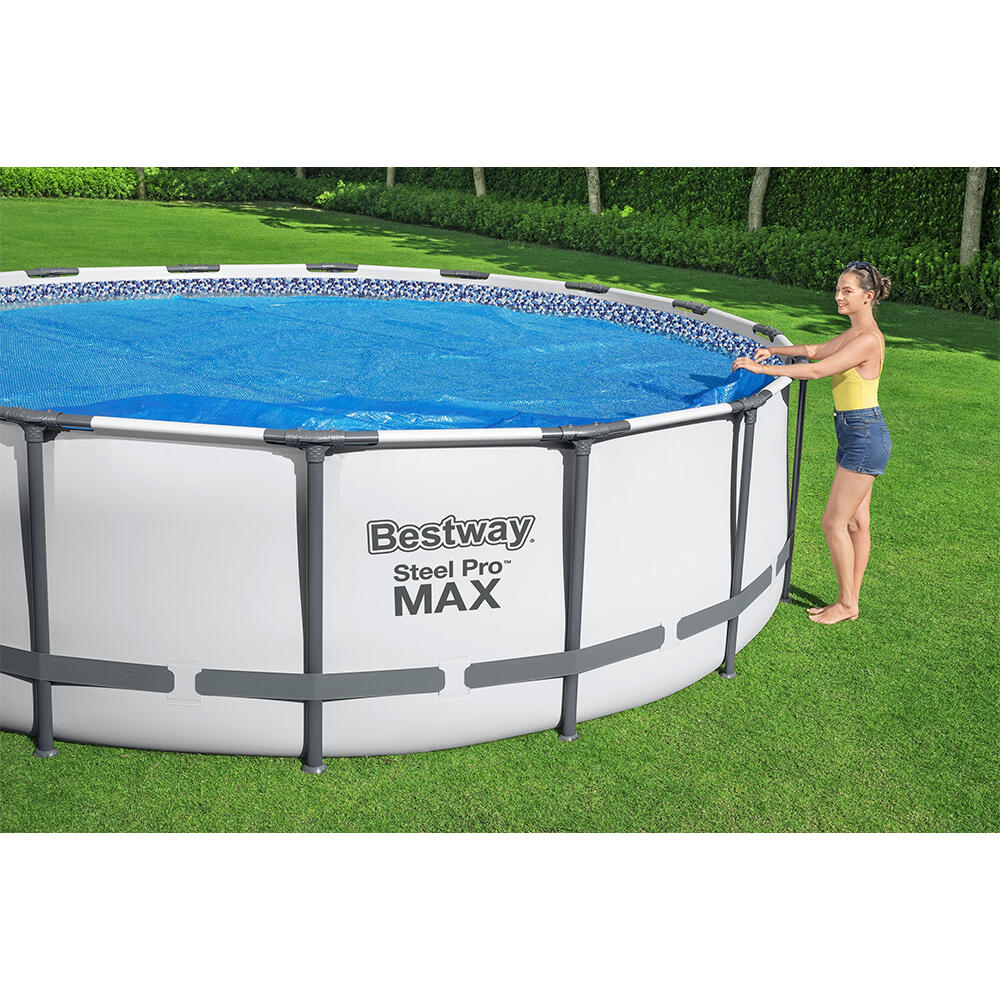 Bestway Bâche à bulles ronde pour piscine ø549 cm 3/7