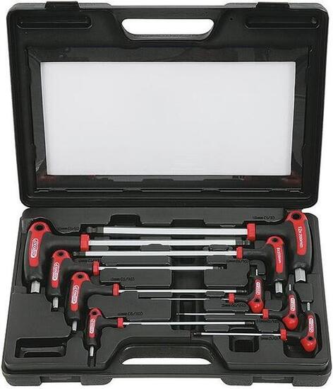 KS TOOLS set chiavi esagonali angolate 'Ergotorque Plus'.