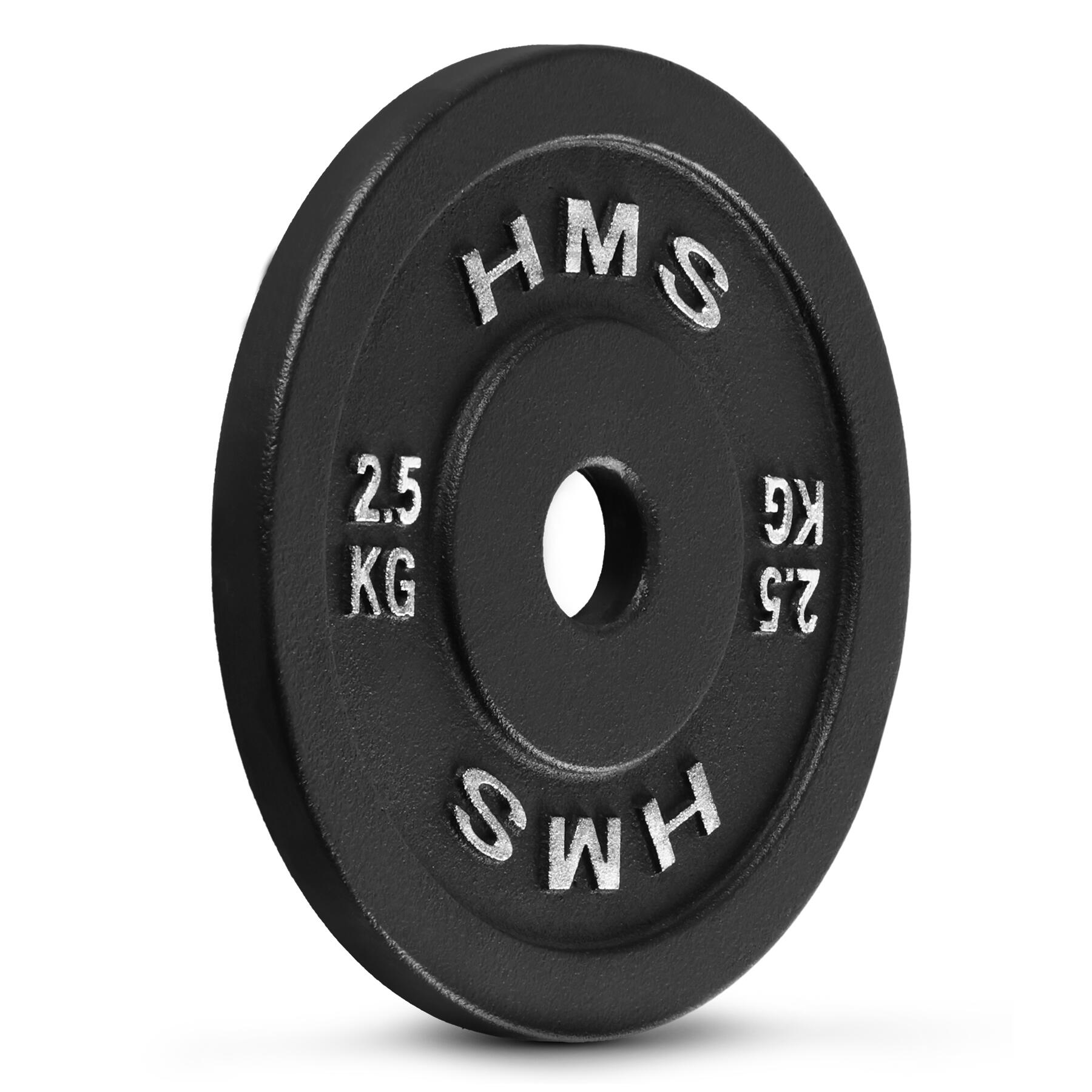 Disque en fonte pour musculation, diamètre 31 mm, HMS TCN 2/7