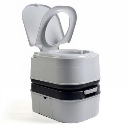 Toilette Portable 24L pour Camping-Car, WC avec Chasse d'Eau 20L briebe Camp