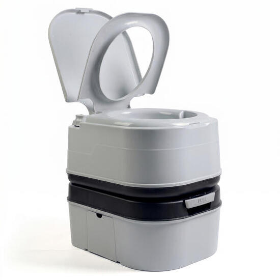 Toilette Portable 24L pour Camping-Car, WC avec Chasse d'Eau 20L briebe Camp