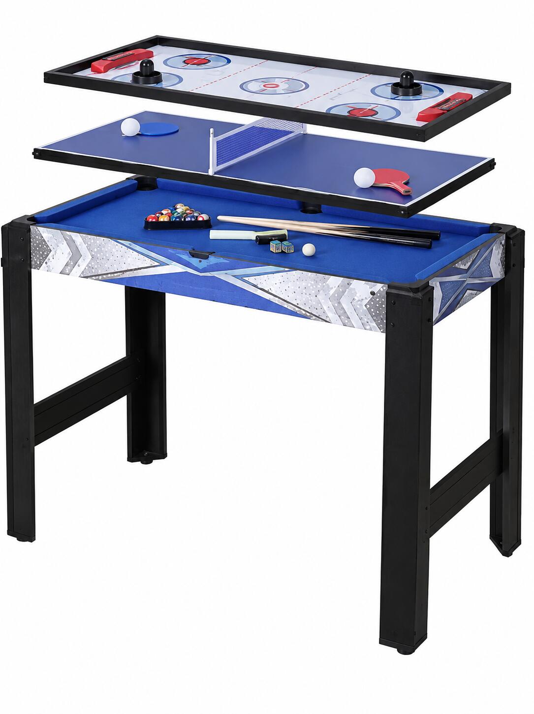 Multi stół do gier 5w1 bilard ping pong kosz łucznictwo cymbergaj Atlas Sport 4/4