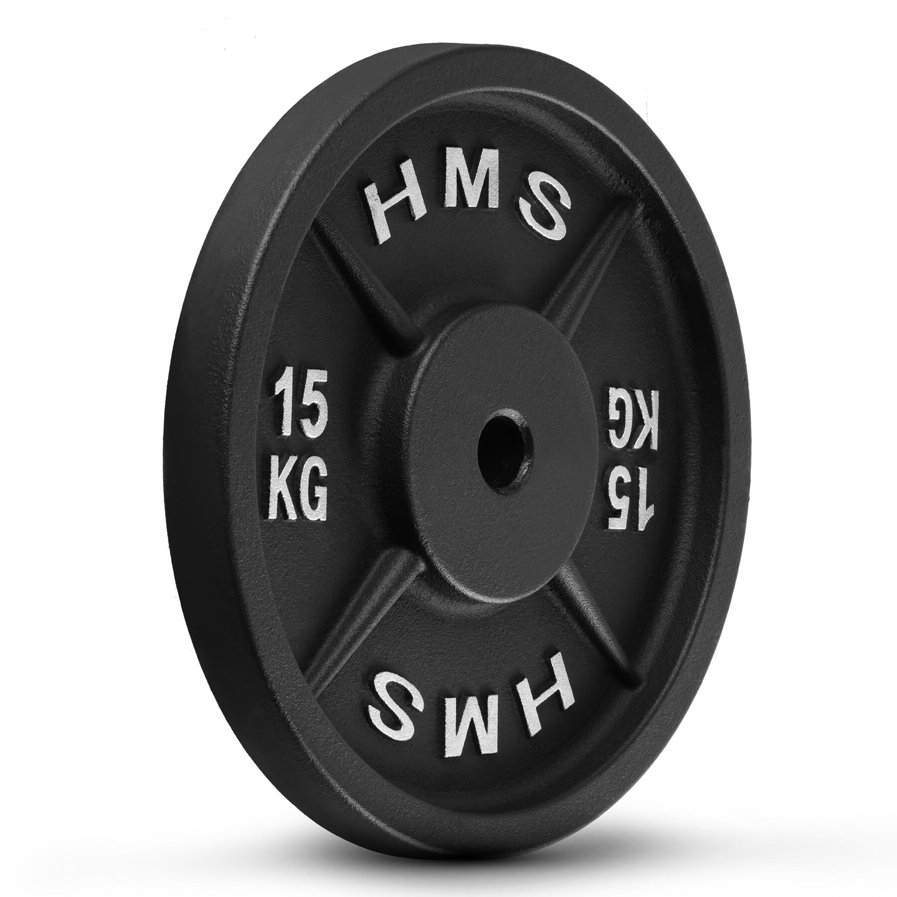 Disque en fonte pour musculation, diamètre 31 mm, HMS TCN 2/7