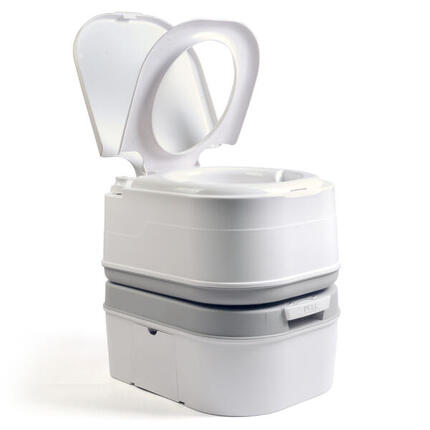 Toilette Portable 24L pour Camping-Car, WC avec Chasse d'Eau 20L briebe Camp