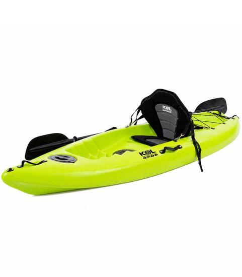 Kayak rigide Sit-on-top Shark 260 KOL Outdoor Vert Lime - 1 place 17 kg