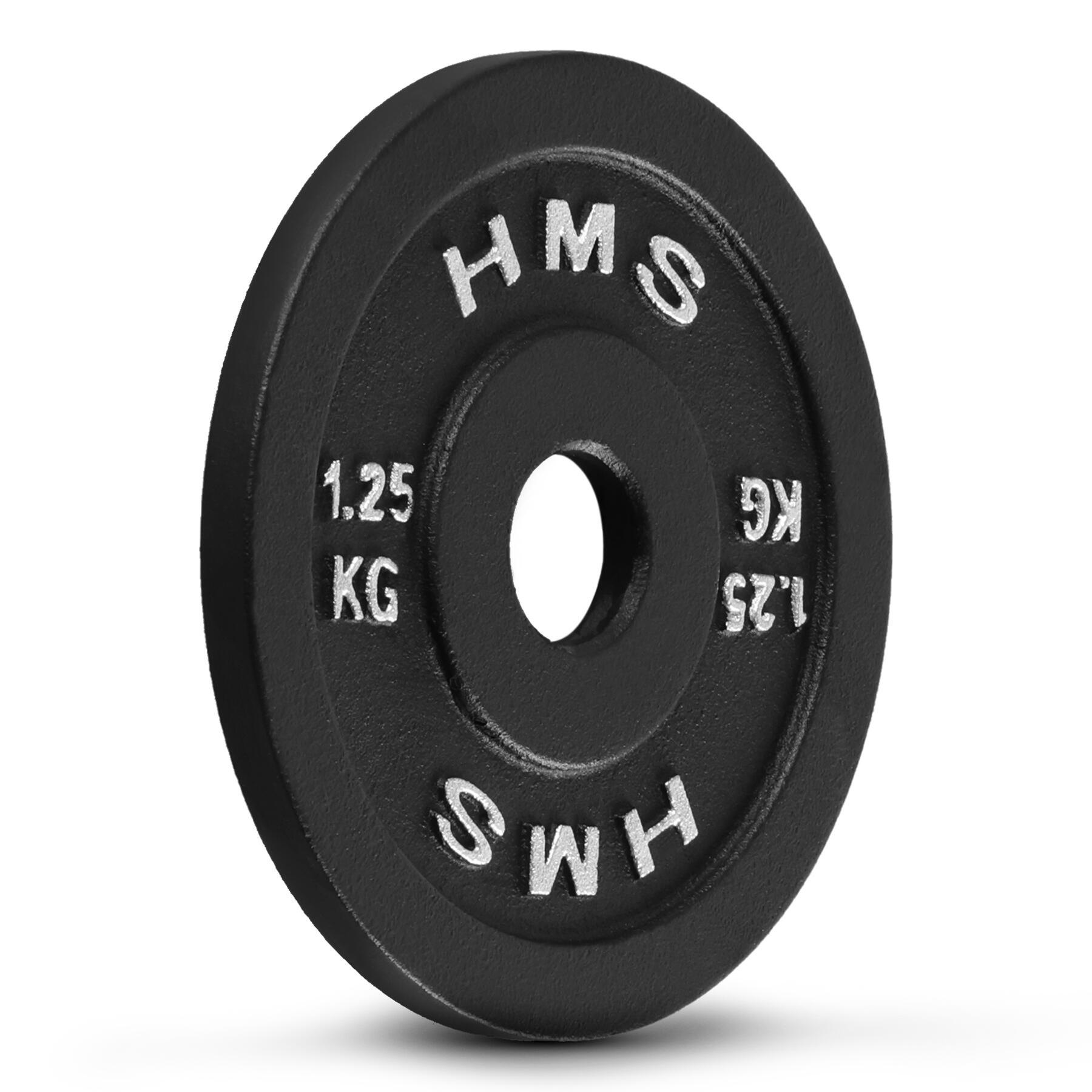 Disque en fonte pour musculation, diamètre 31 mm, HMS TCN 2/7