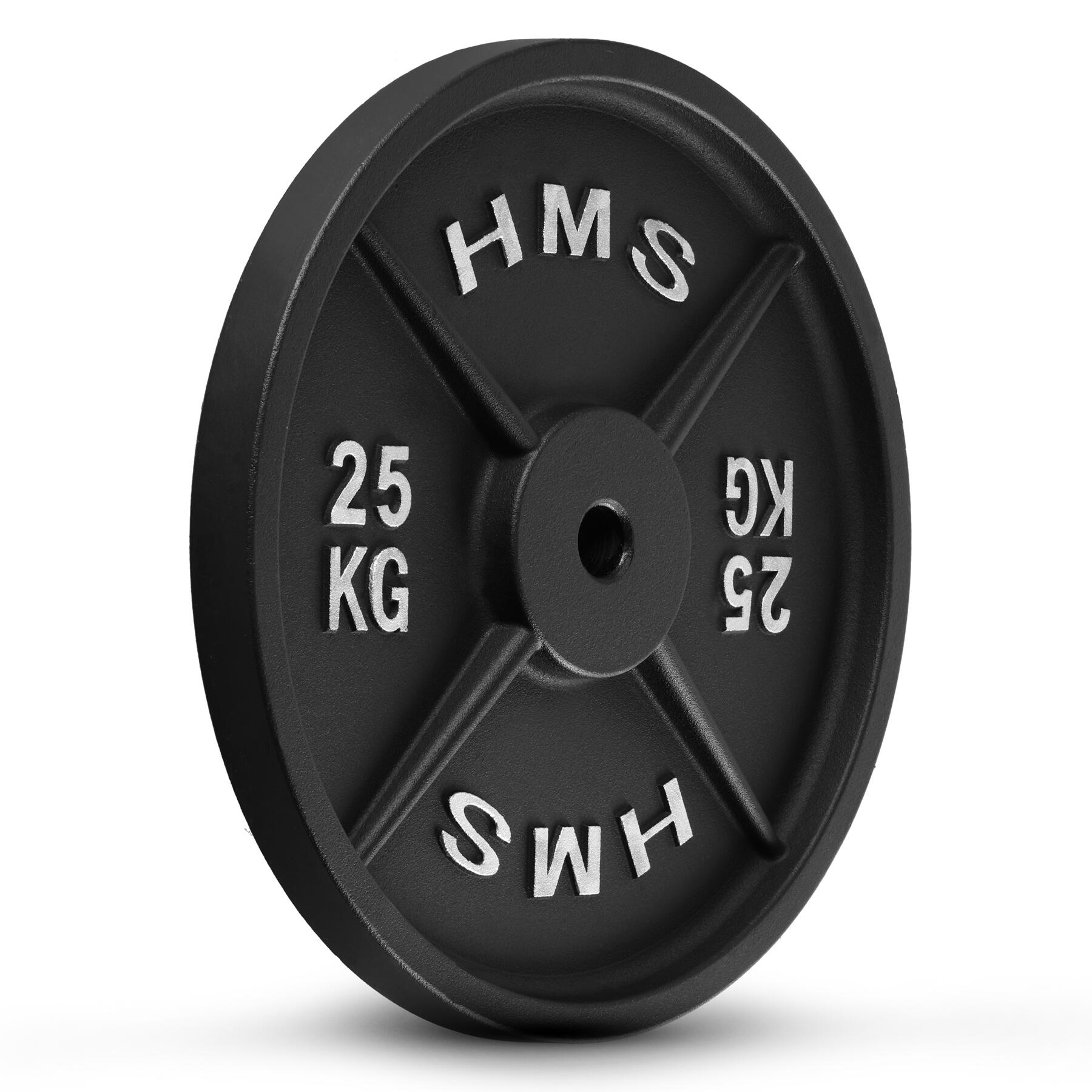 Disque en fonte pour musculation, diamètre 31 mm, HMS TCN 2/7