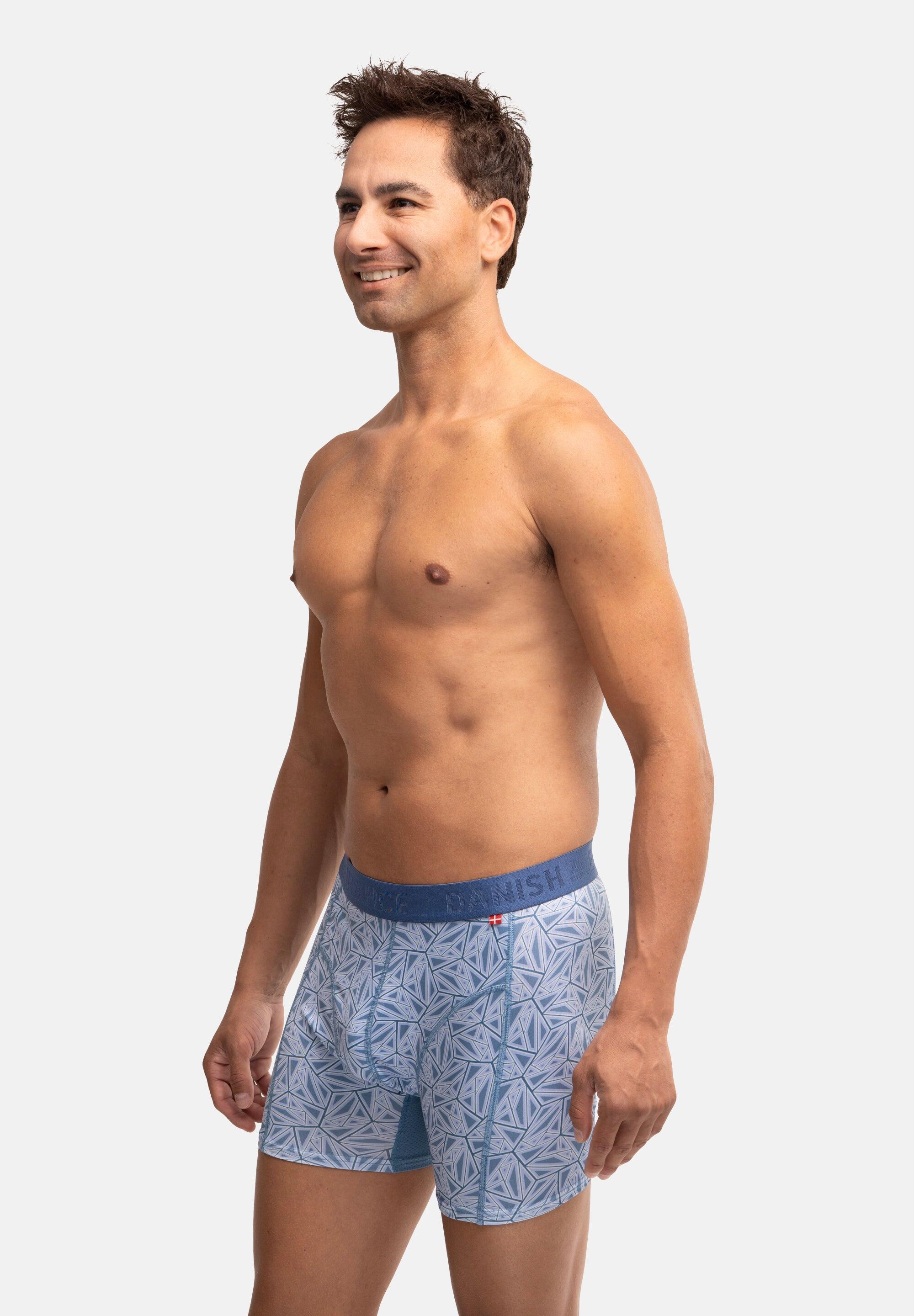 Boxer sportivi da uomo 3 paia Traspiranti e ad Asciugatura Rapida 4/6