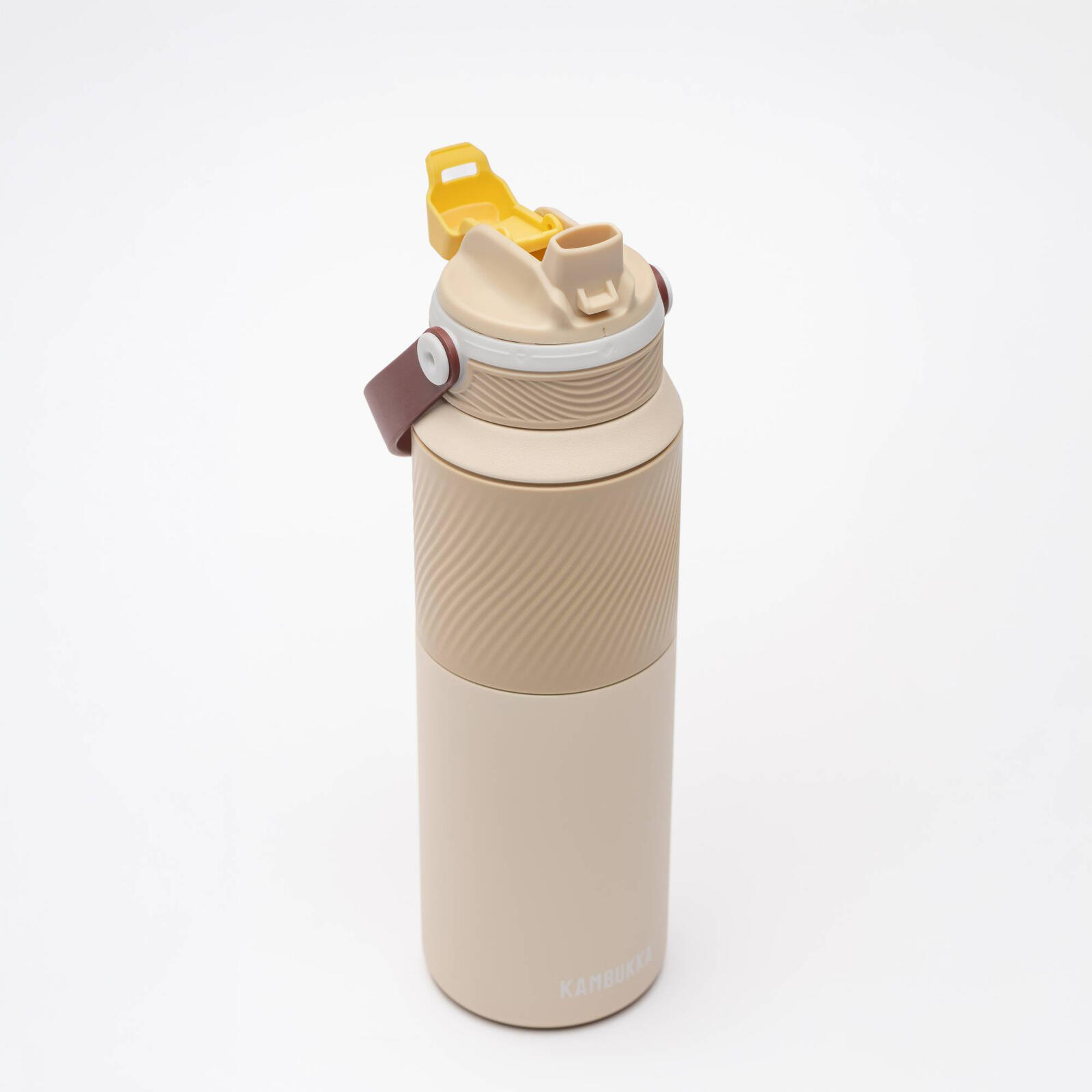 Butelka termiczna na wodę termos ze słomką Dupla Insulated 1000ml - Desert Sand 3/7