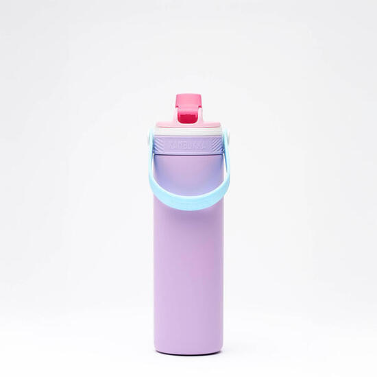 Butelka termiczna na wodę ze słomką termos Dupla Insulated 600ml - Lilac Puff