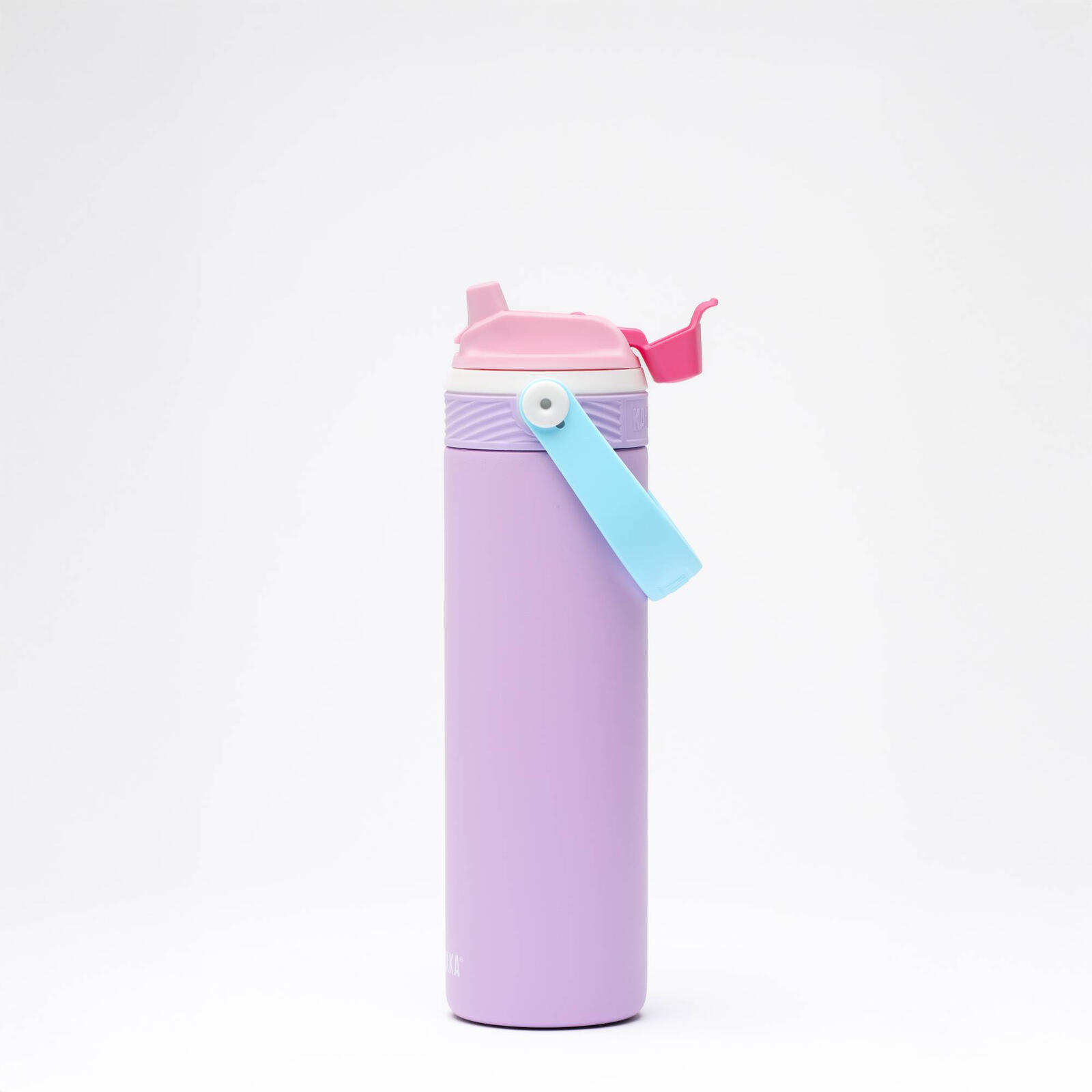 Butelka termiczna na wodę ze słomką termos Dupla Insulated 600ml - Lilac Puff 6/7