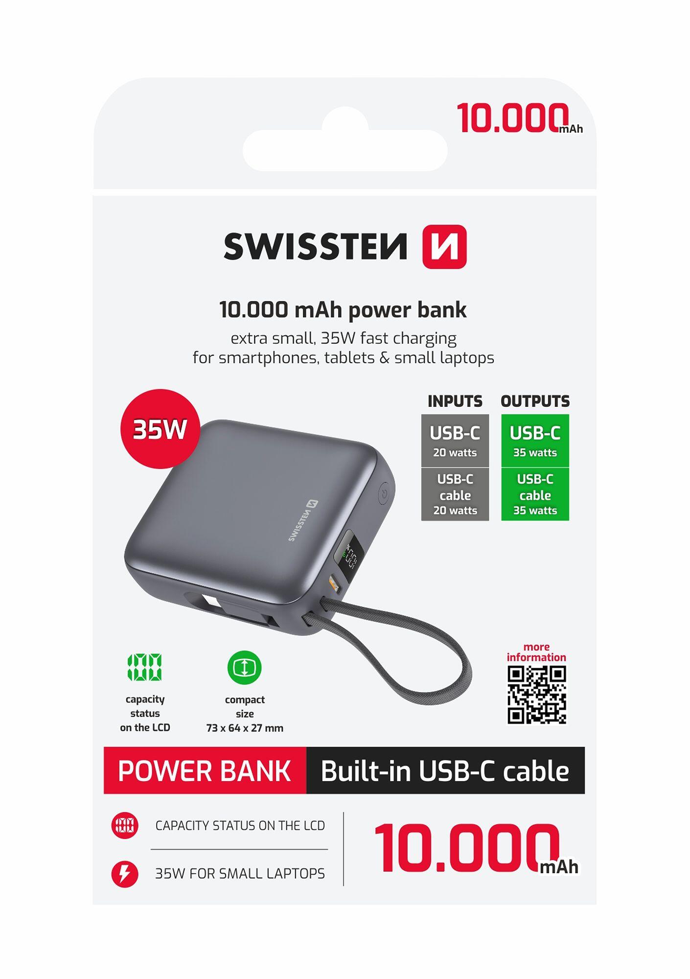 Powerbank Swissten Space 35W 10.000 mAh 5/5